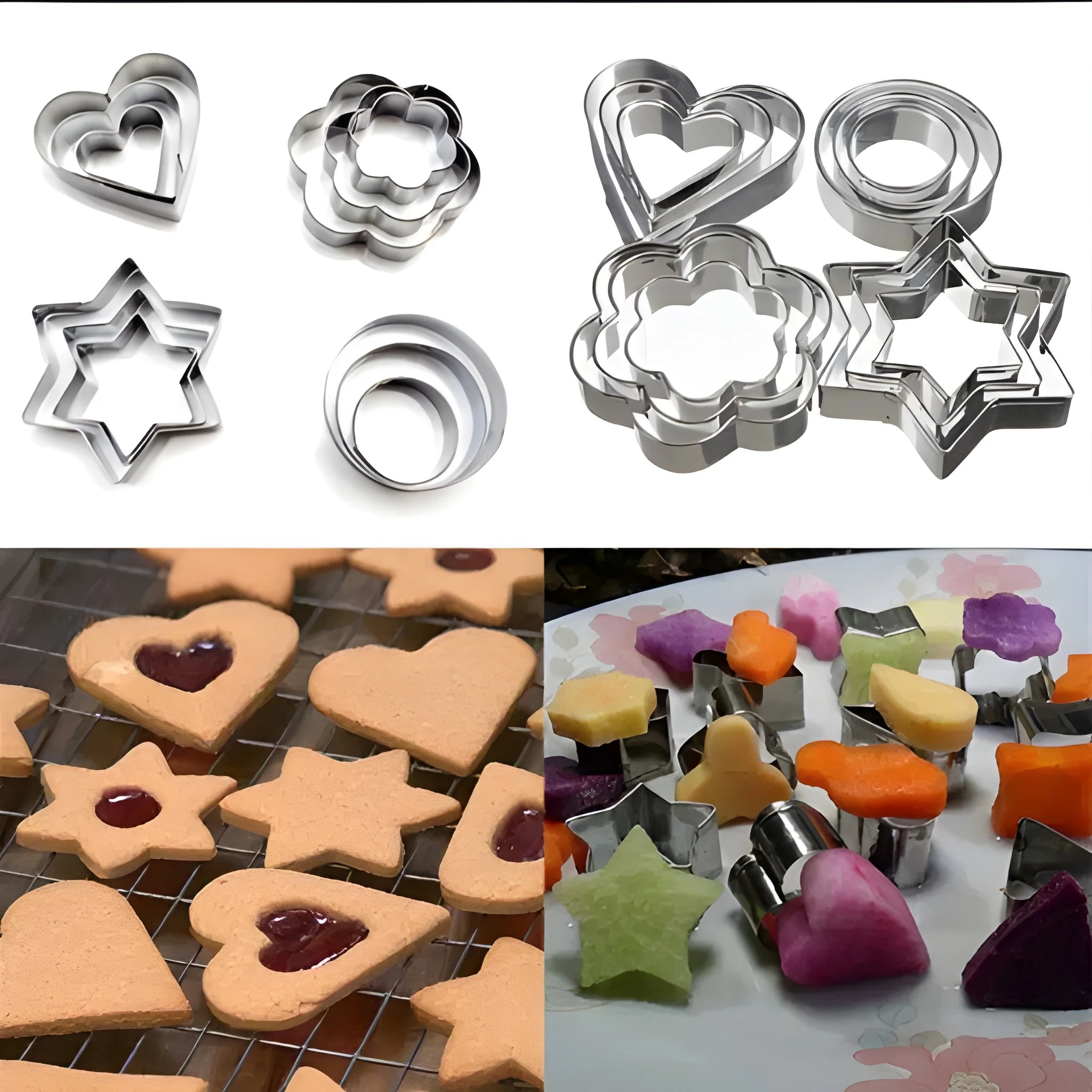Pro stainless cookie cutters