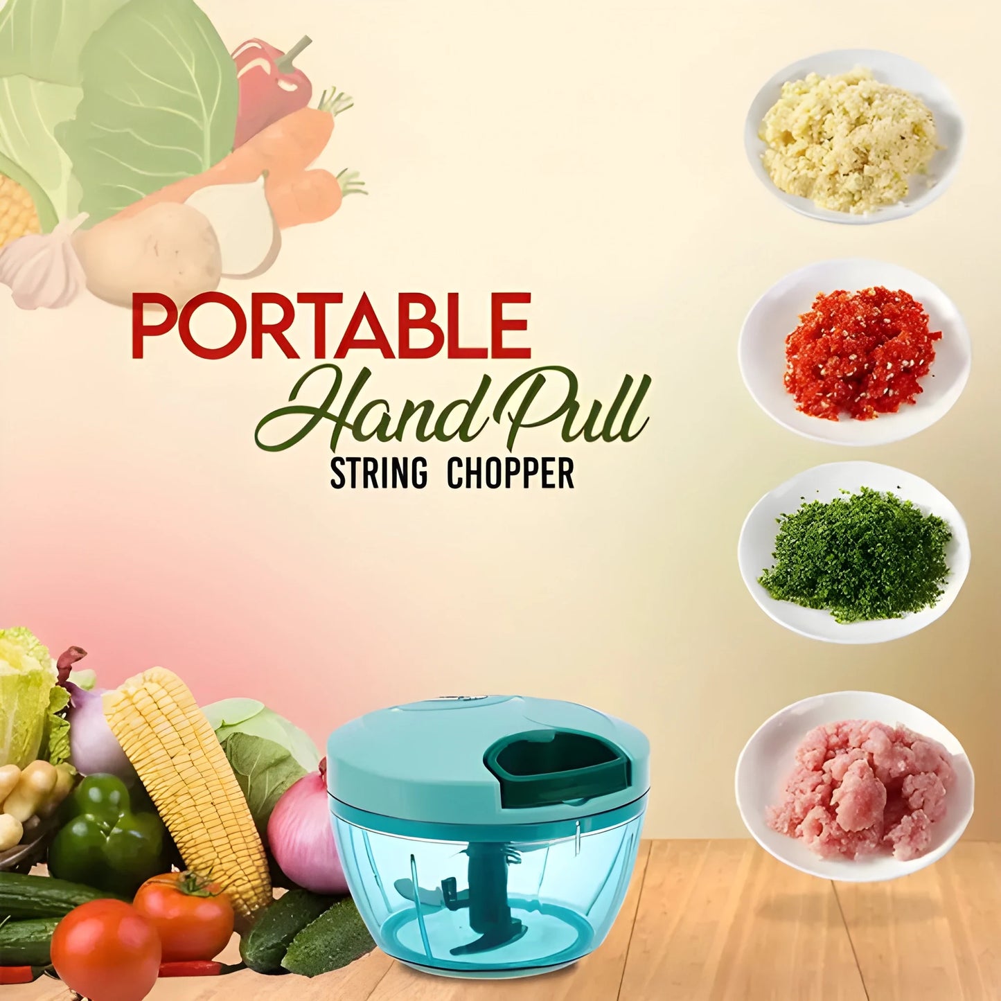 Best pull-string vegetable chopper - kitchen tools & utensils | 2025 | fast shipping