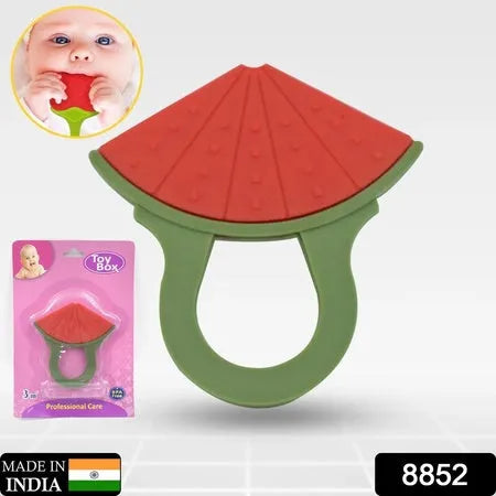 Baby silicone teether fruit for toddlers