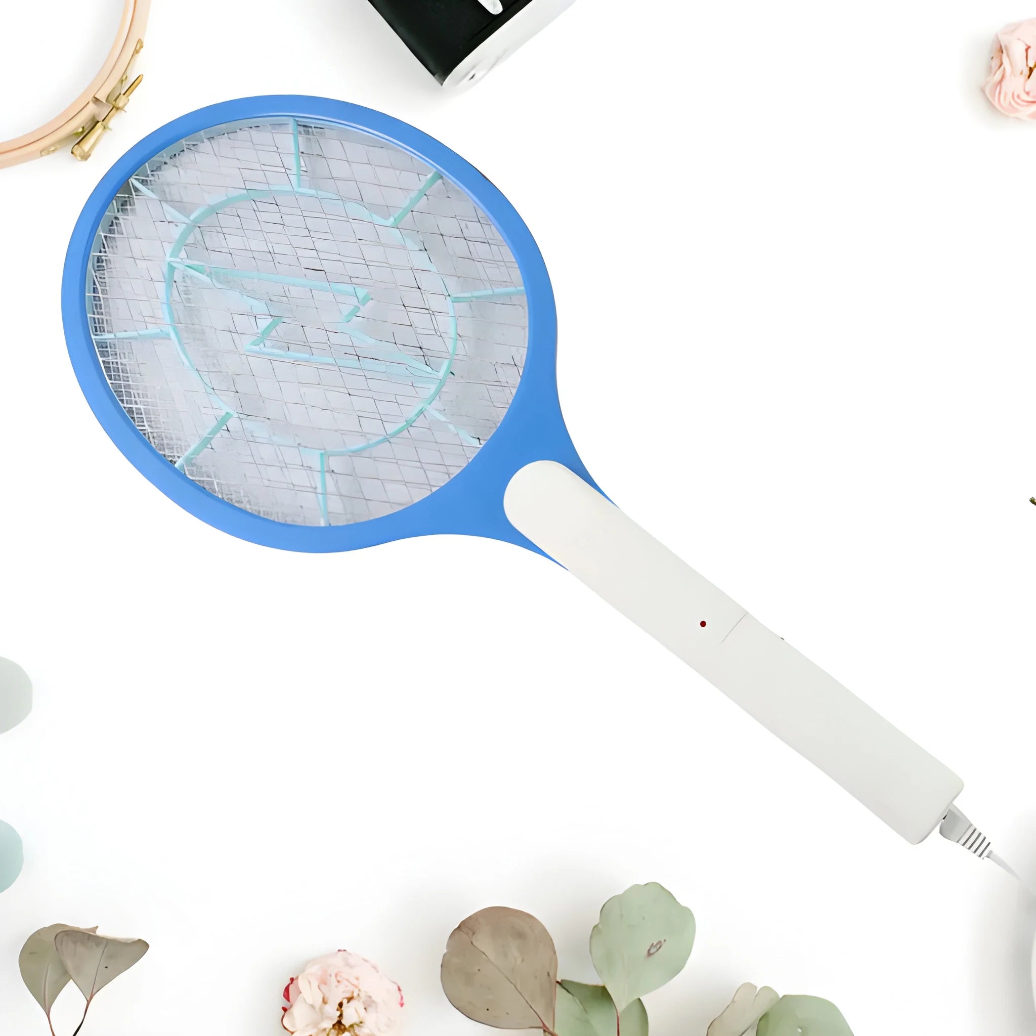 Rechargeable mosquito zapper racket