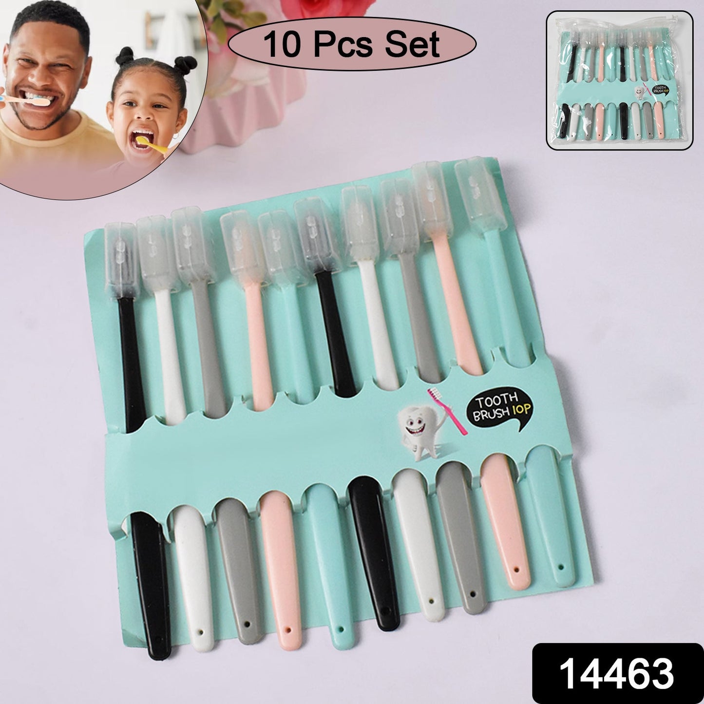 Ultra-Soft Toothbrush Travel Set