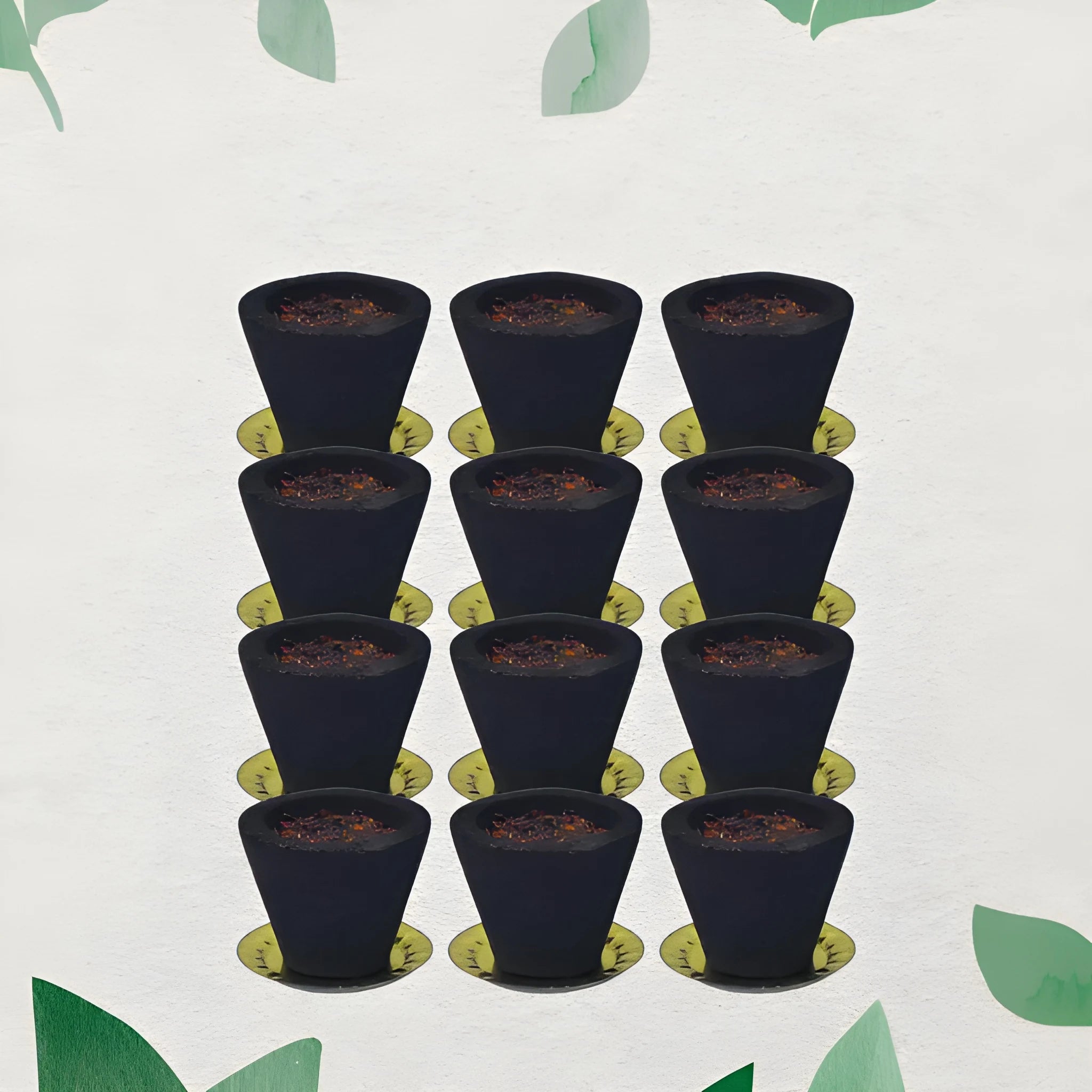 Sacred sambrani dhoop cups