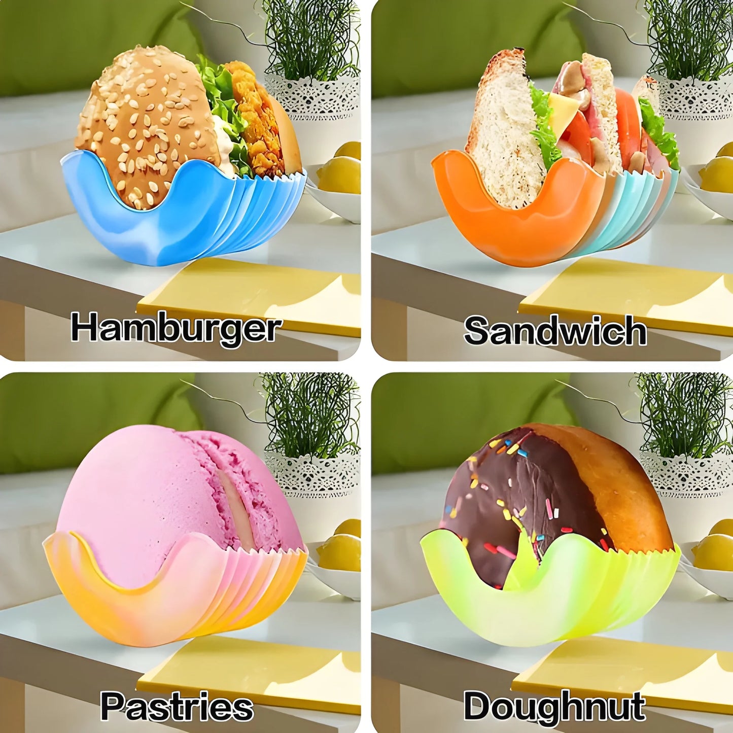 Best silicone burger holder - food container covers | 2025 | fast shipping
