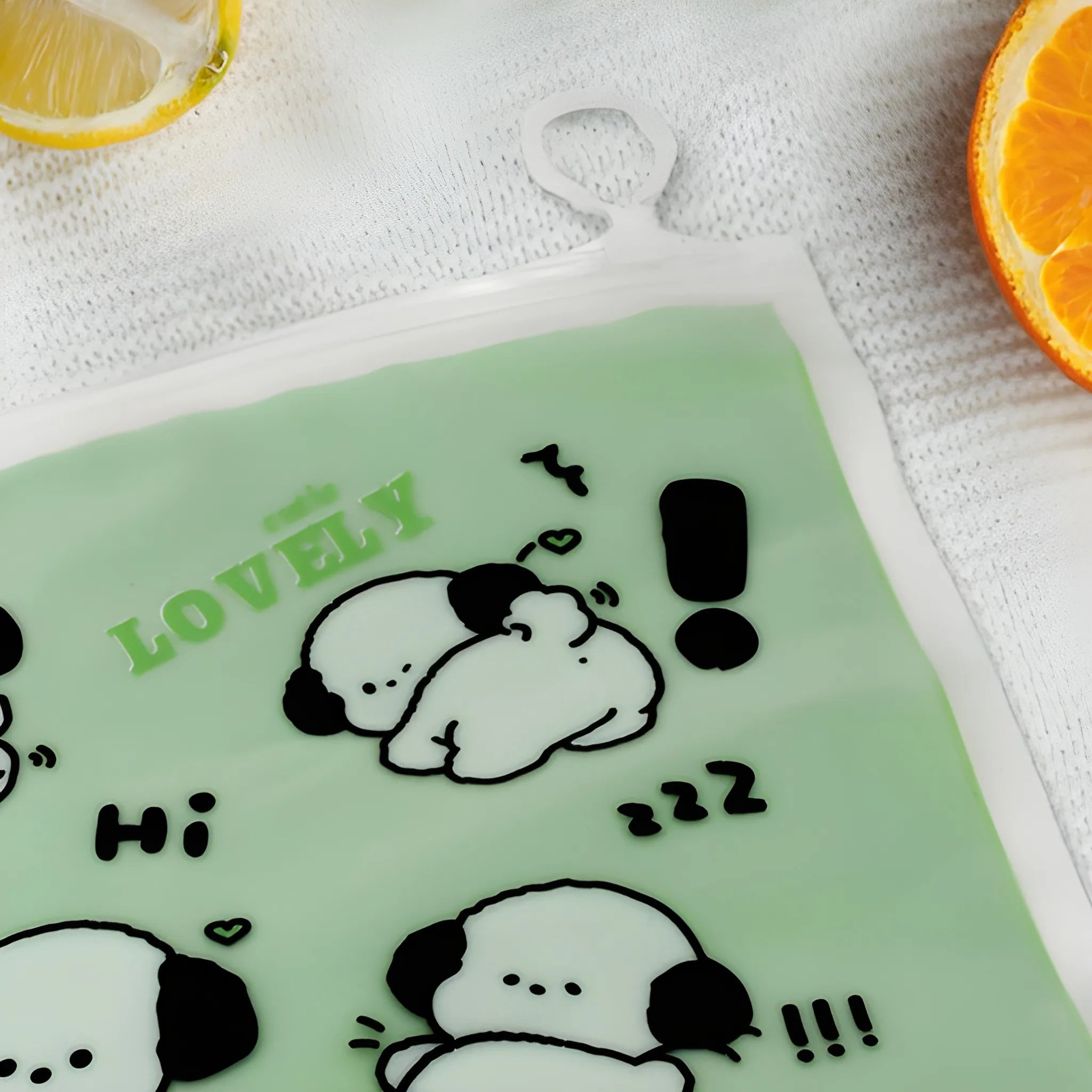 Slim zipper organizer pouch