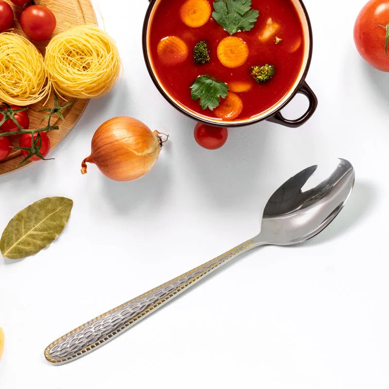 Best gold bordered steel spoons - 2025 | fast shipping