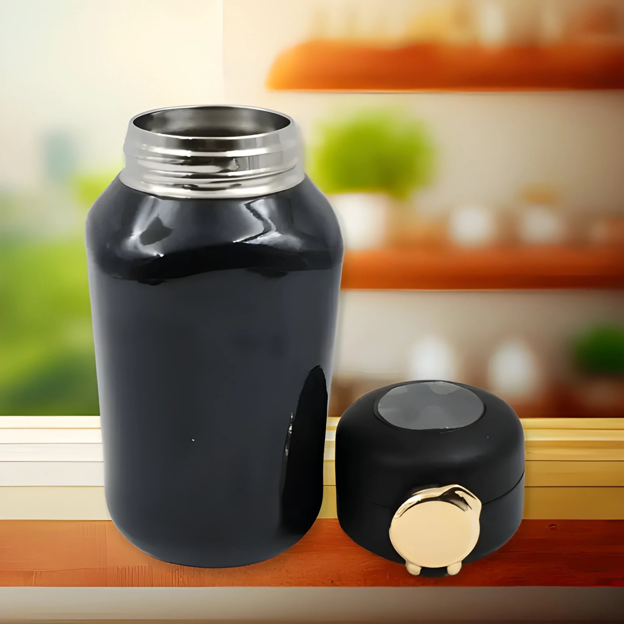 Smart temperature display bottle