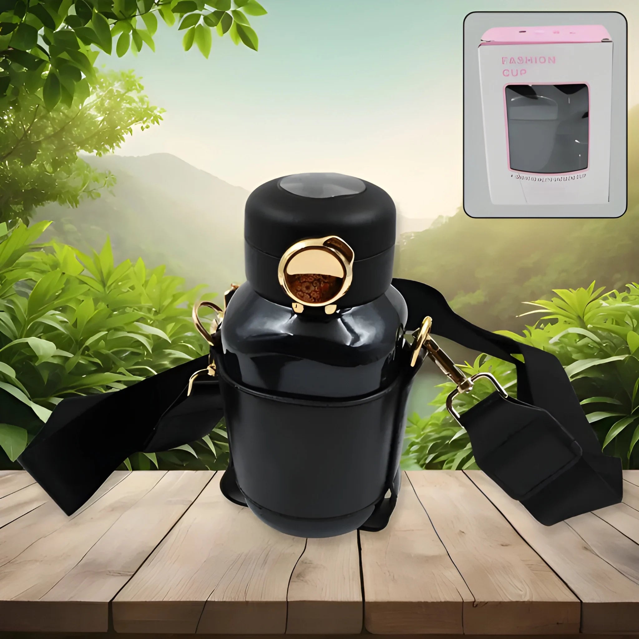 Smart temperature display bottle