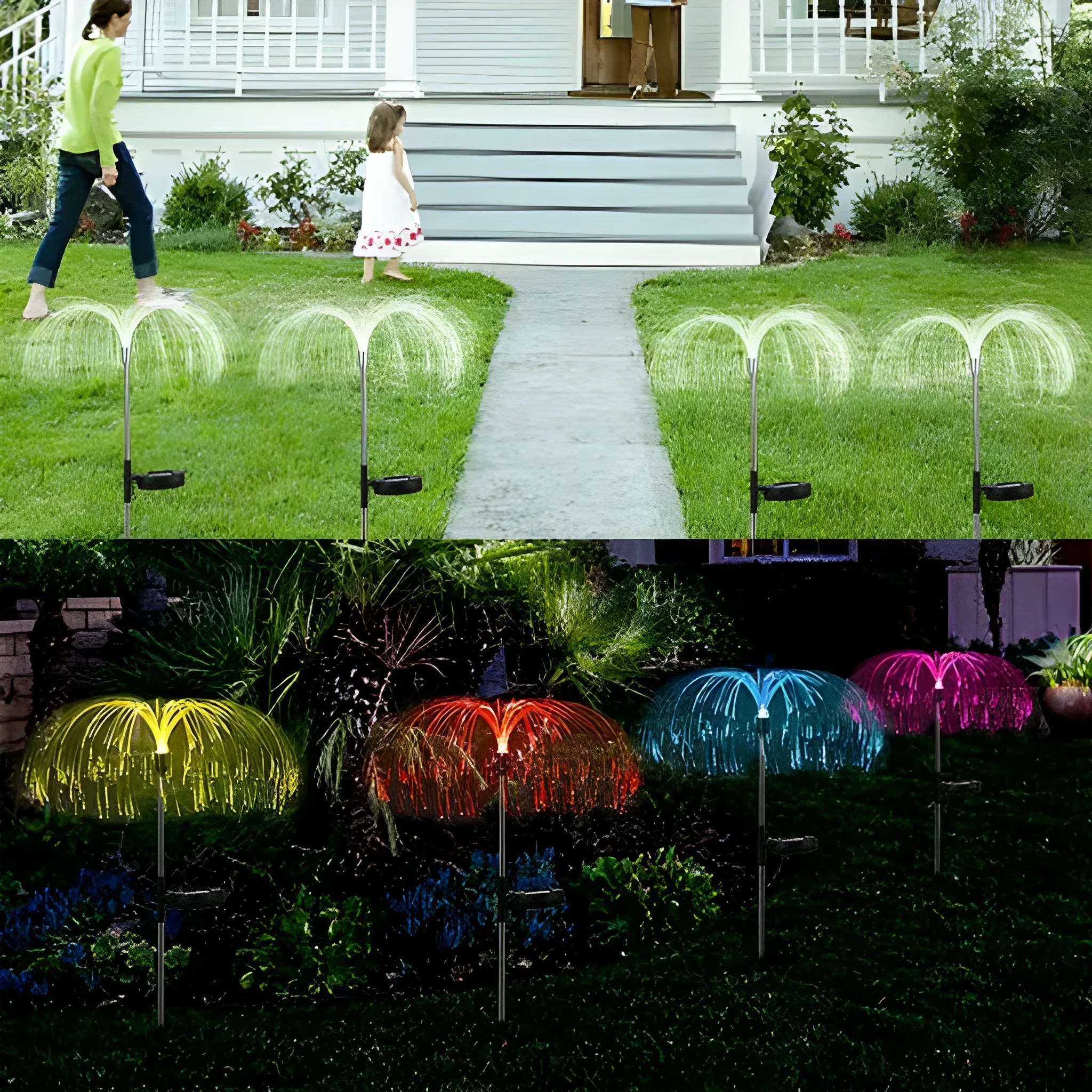 Solar jellyfish garden lights