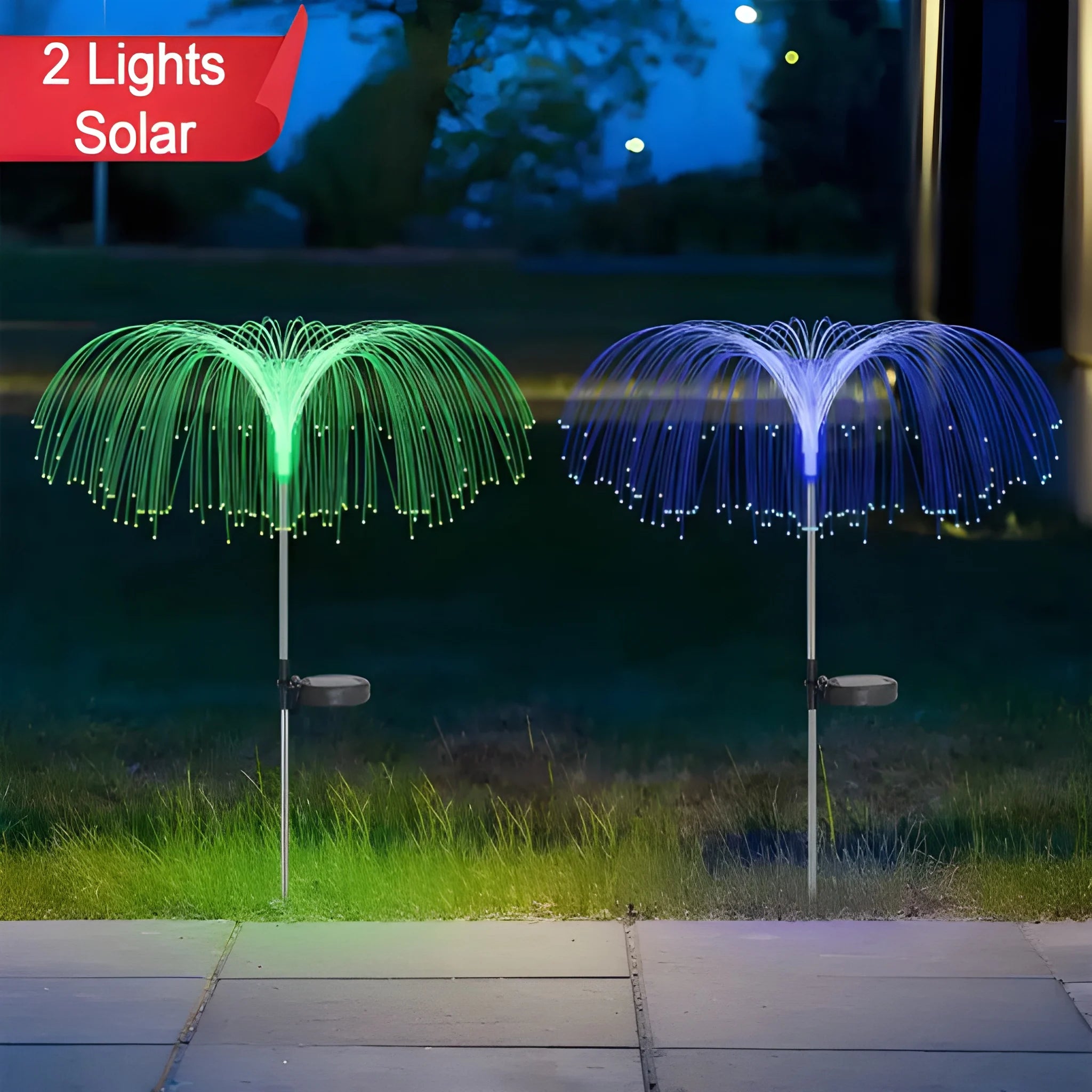 Solar jellyfish garden lights
