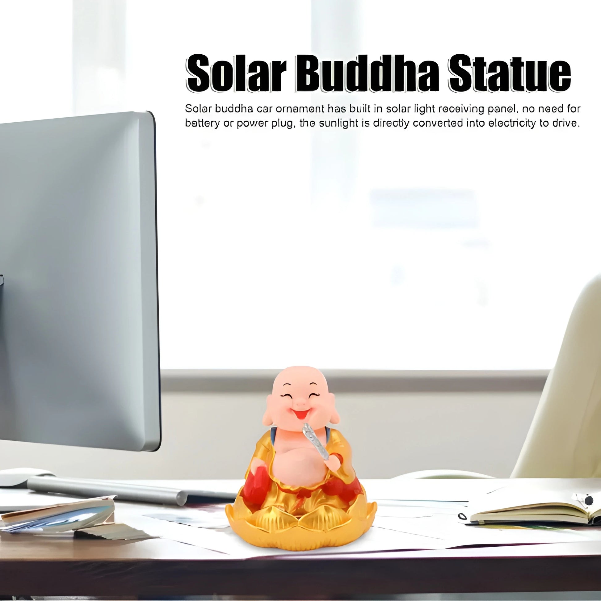 Best solar moving buddha ornament - sculptures & statues | 2025 | fast shipping