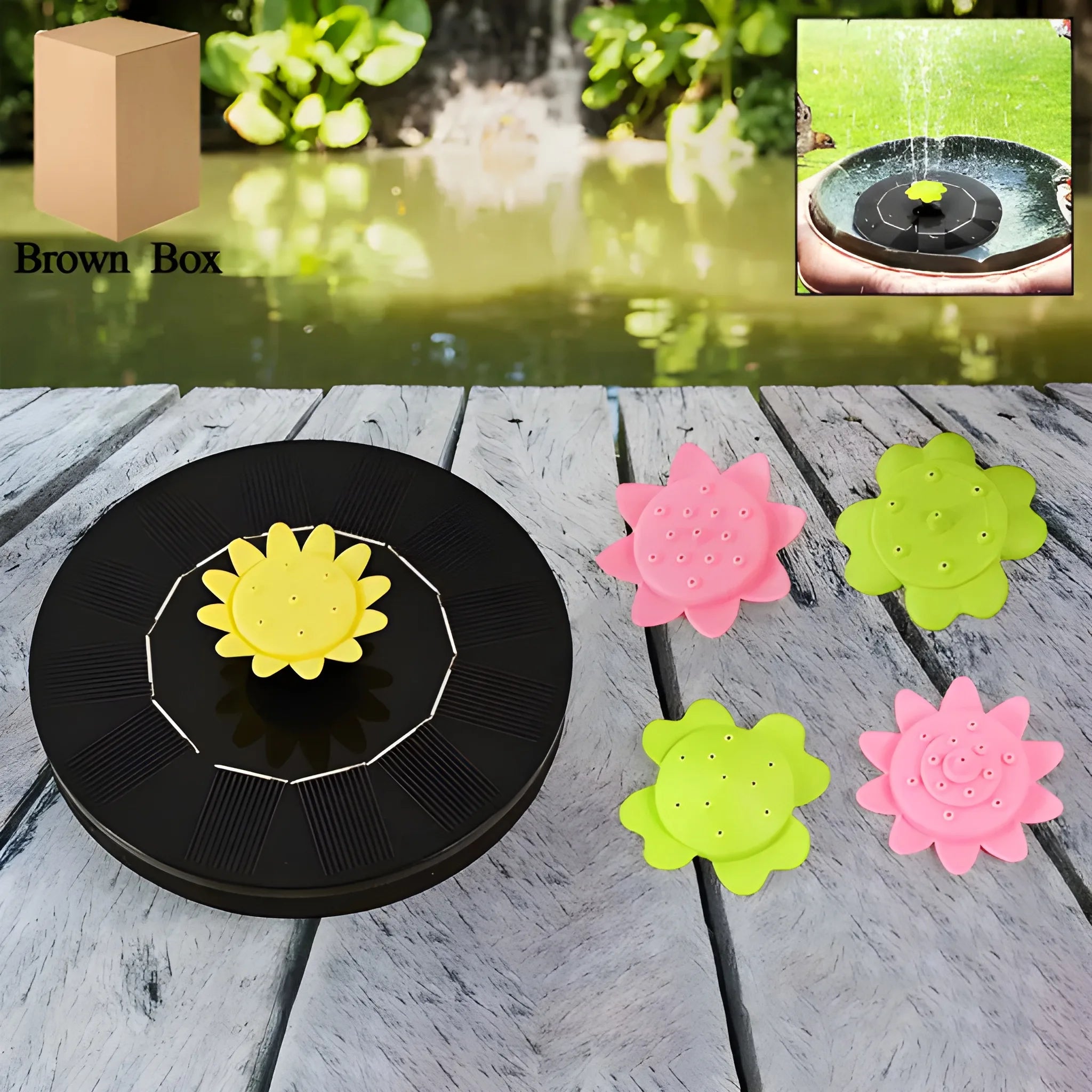 Solar water fountain pump