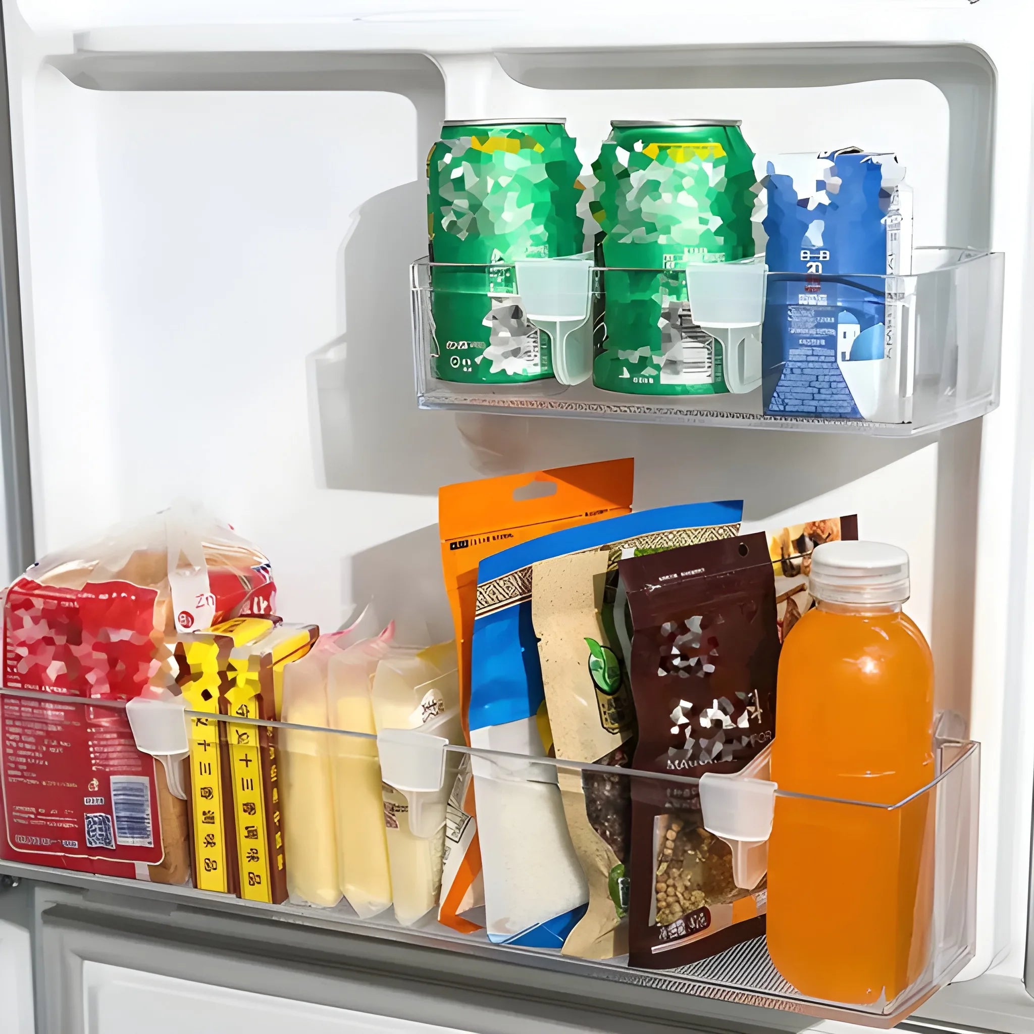 Space-saving fridge dividers