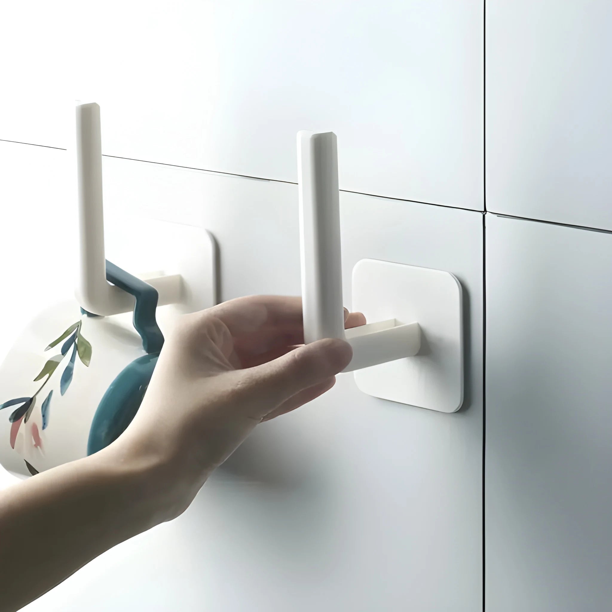 Space-saving shelf organizer