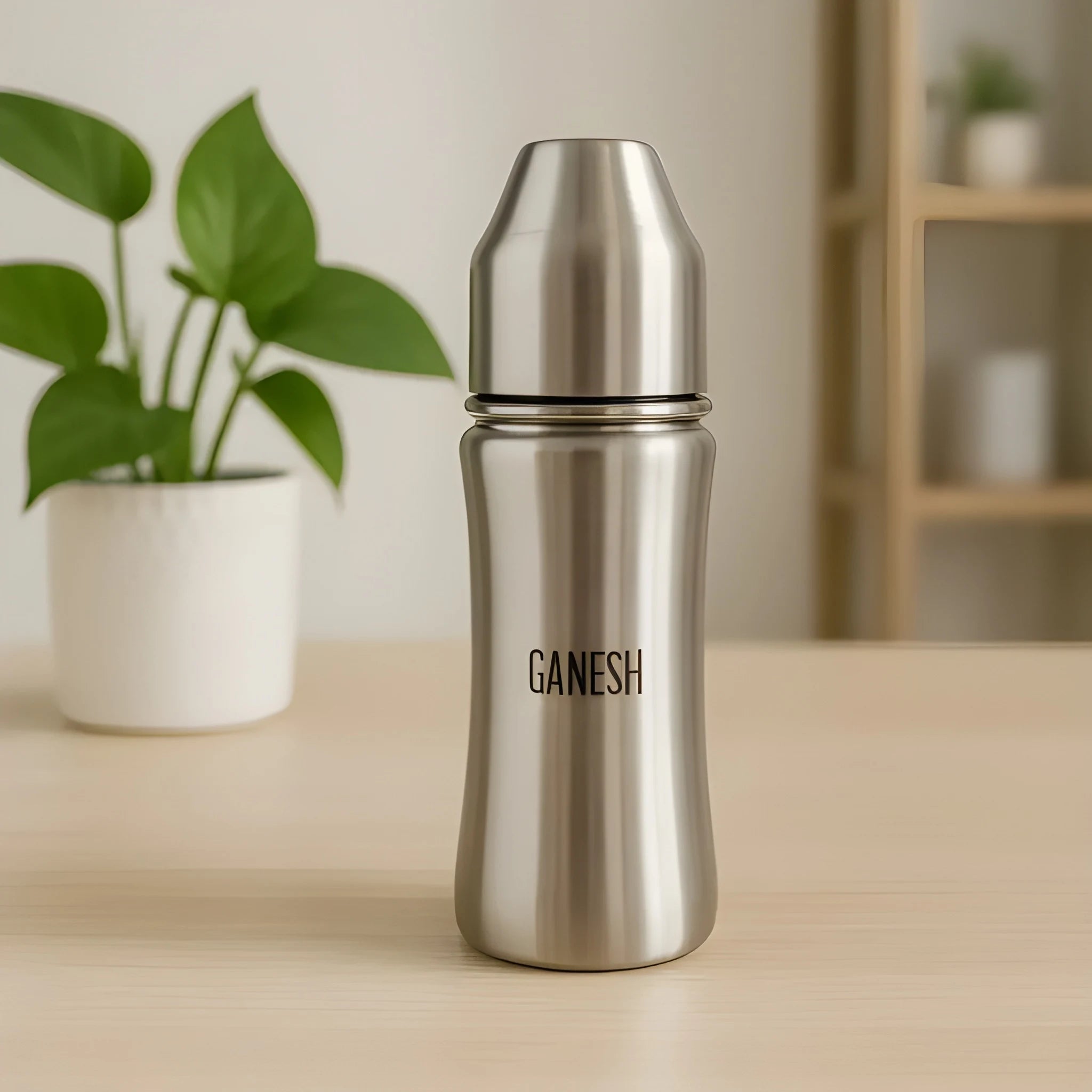 Stainless steel baby bottle
