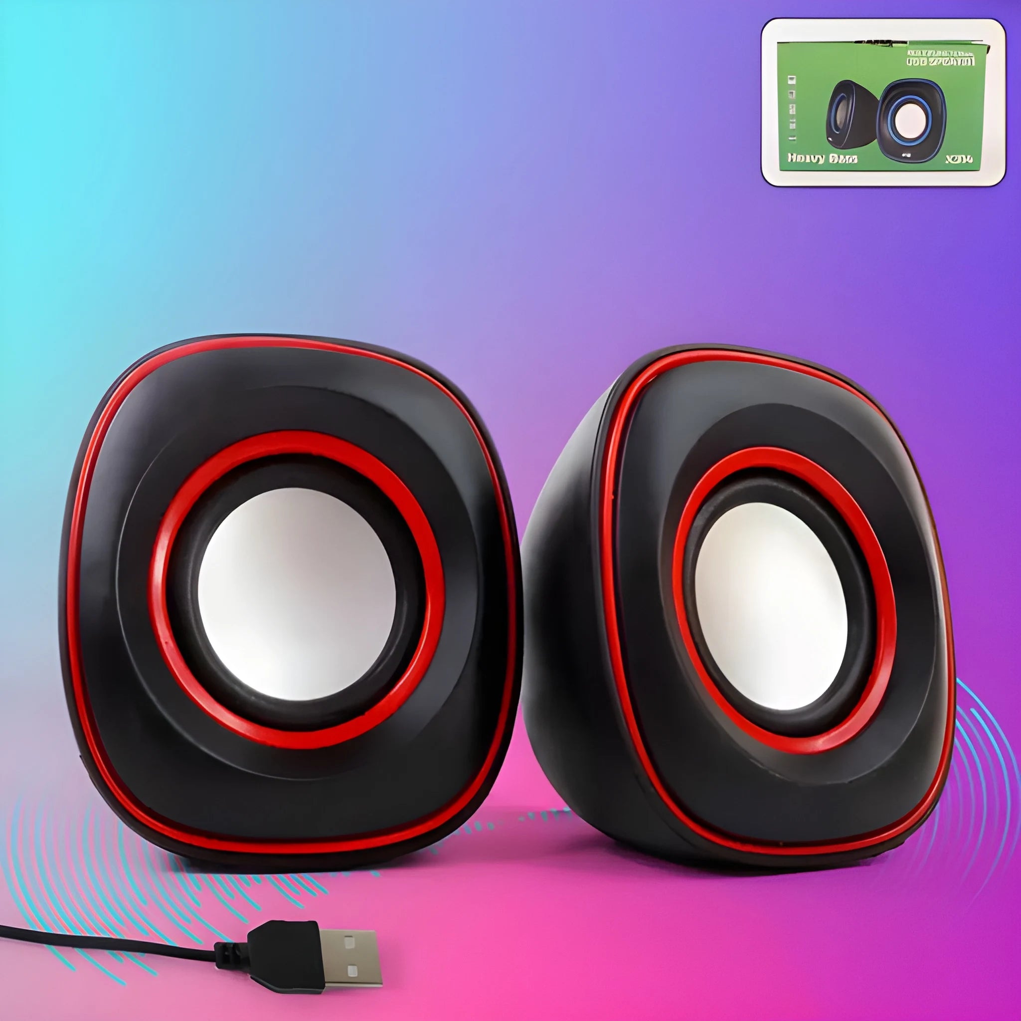 Usb powered pc speakers