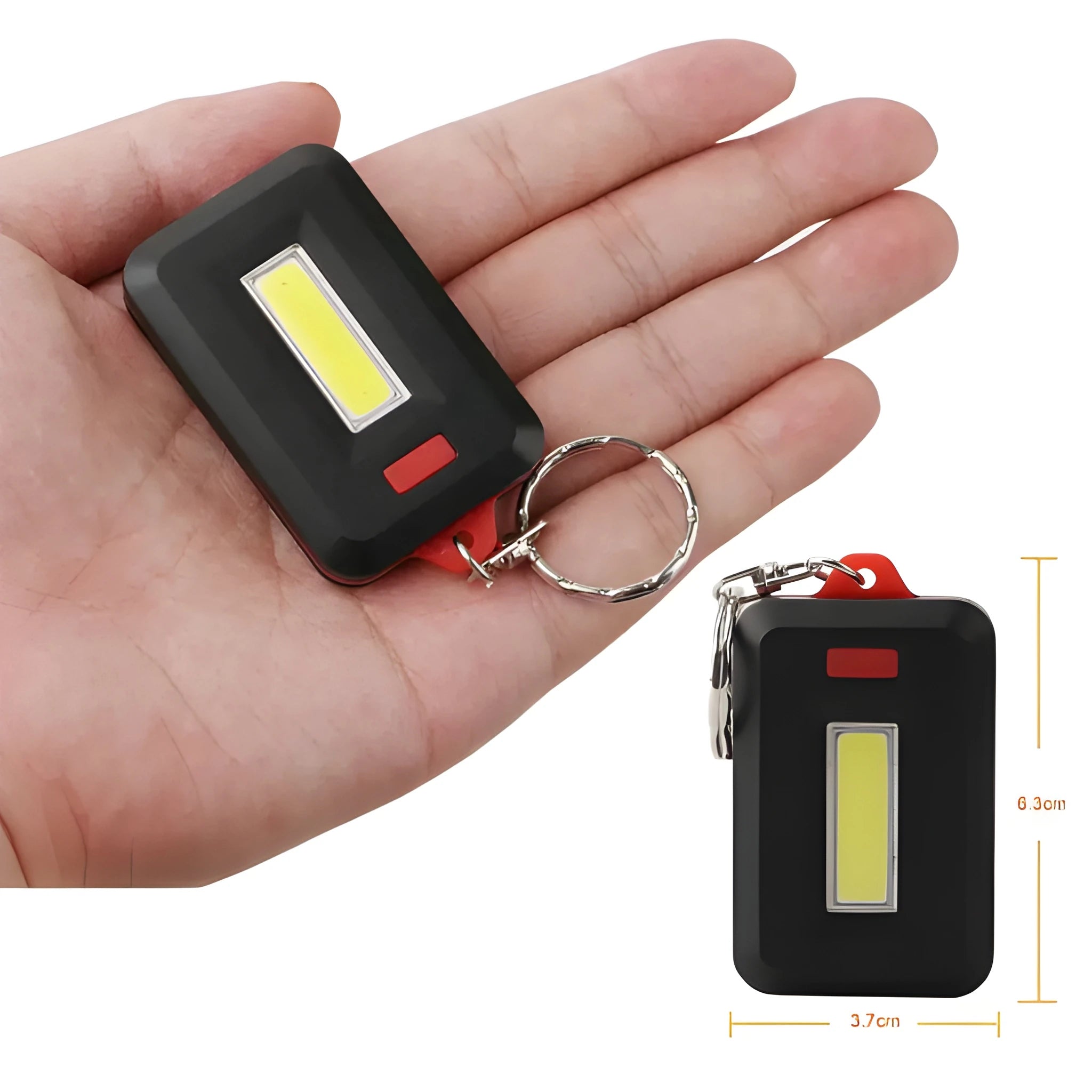 Ultra-bright keychain flashlight