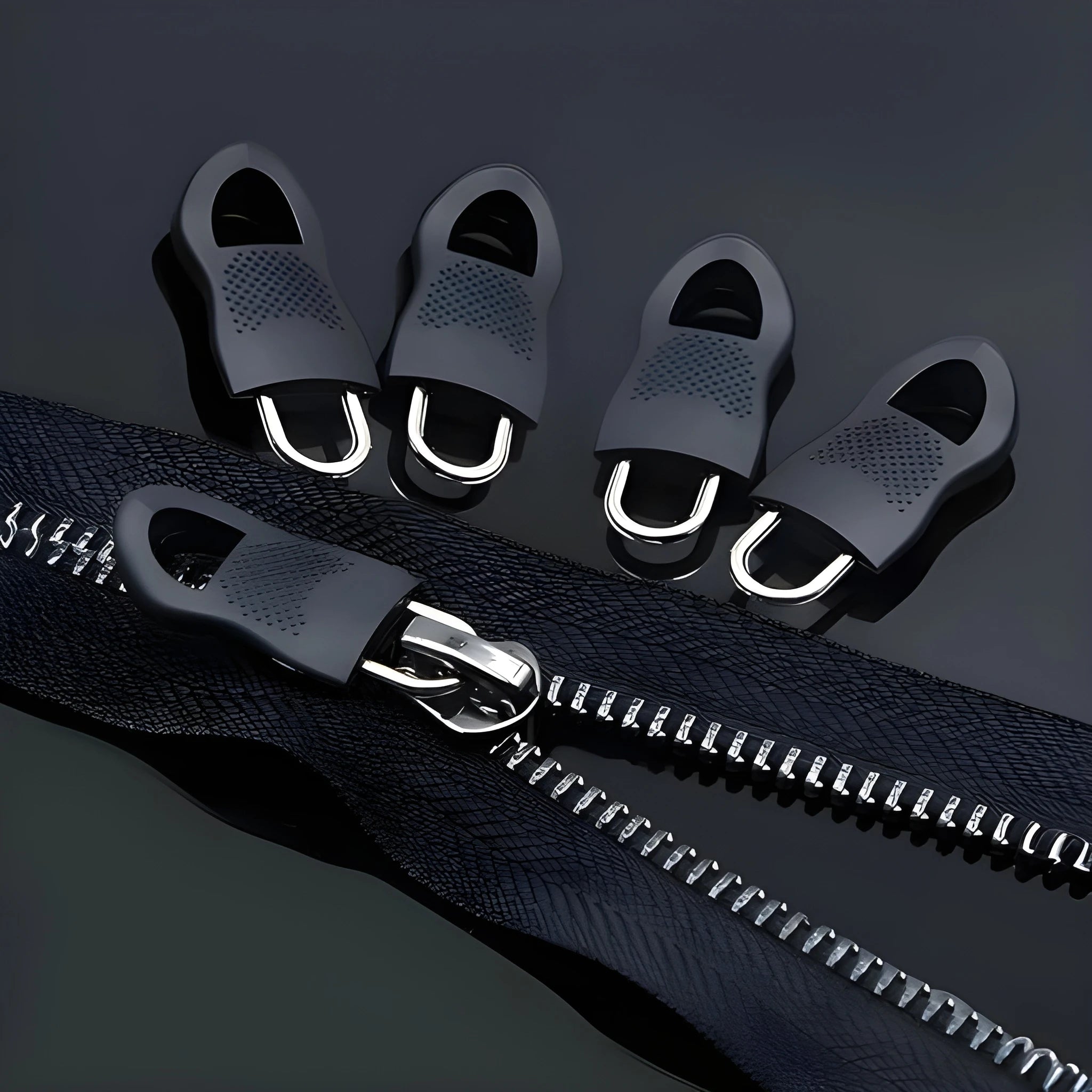 Universal zipper repair tabs
