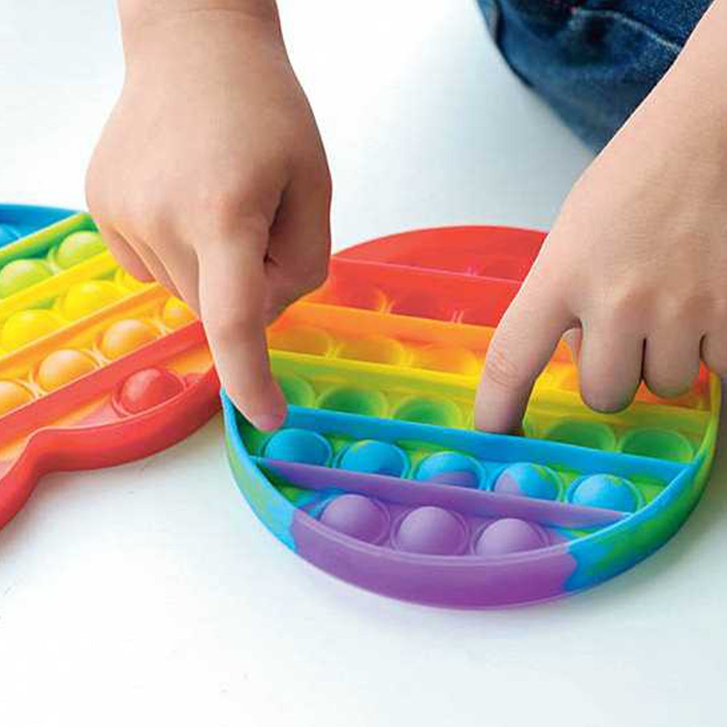 Random Shape Rainbow Colored Fidget (1pc Only)