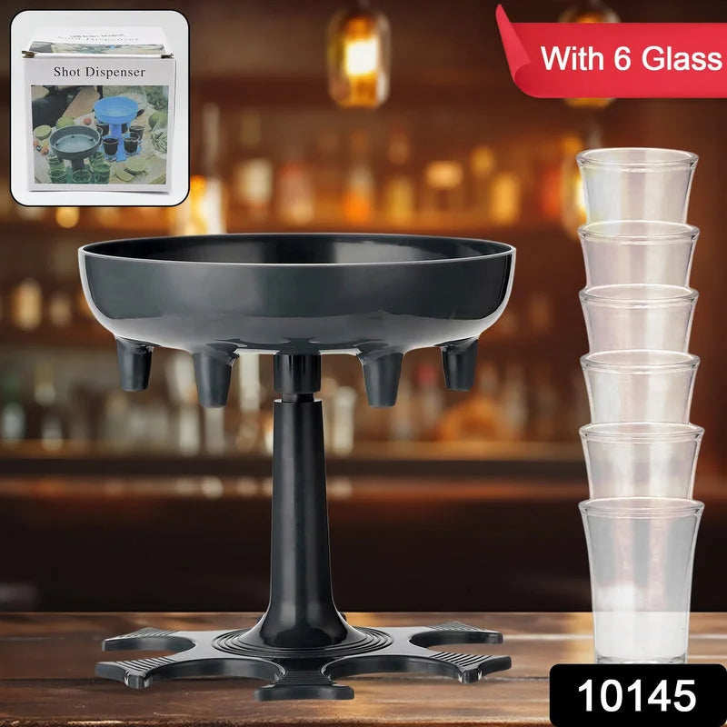 6 shot glass dispenser