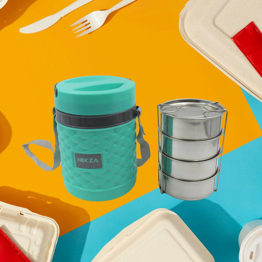 Best insulated 4 compartment stainless steel tiffin box - lunch containers | 2025 | fast shipping