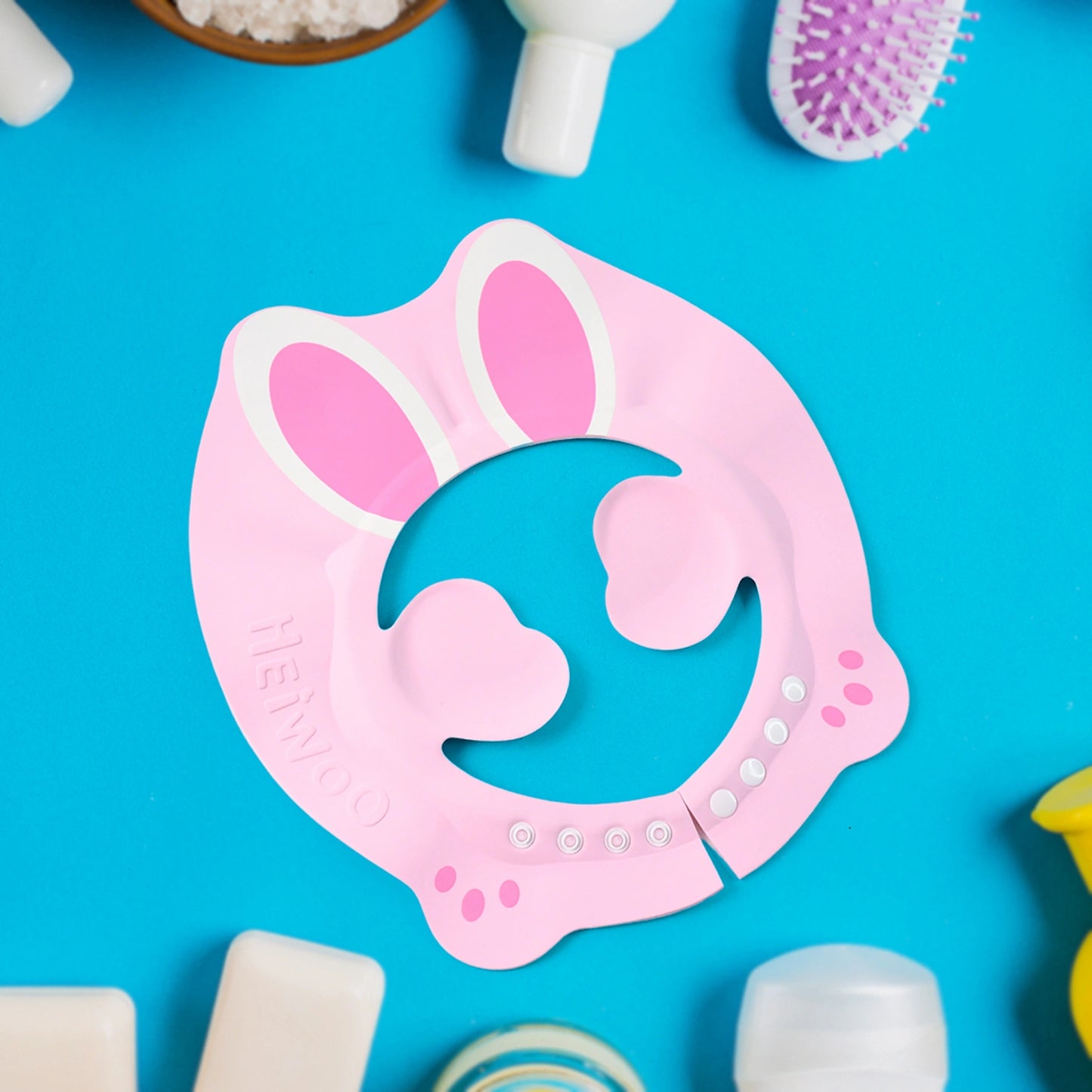 Bunny Ear Baby Shower Cap - Care