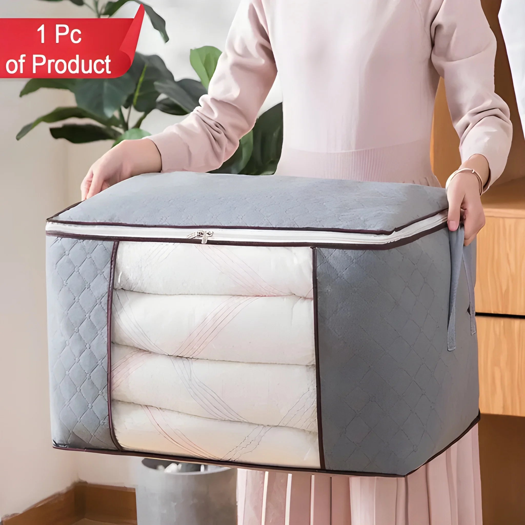 Vacuum compression storage bags