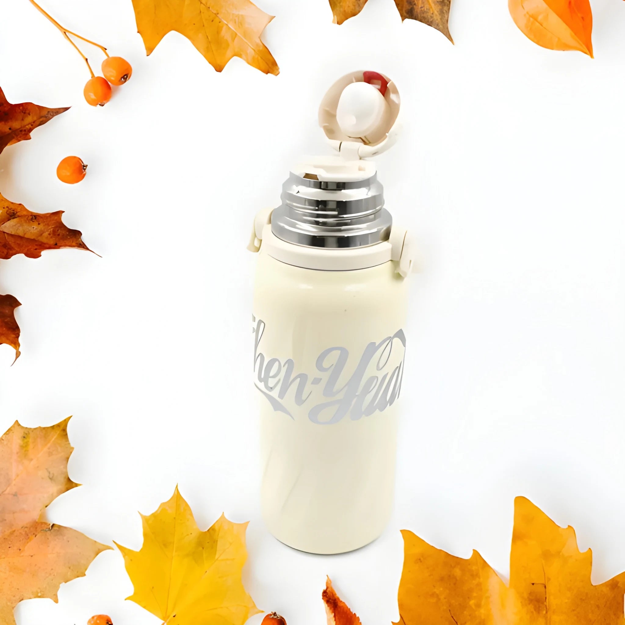 Vacuum insulated water bottle