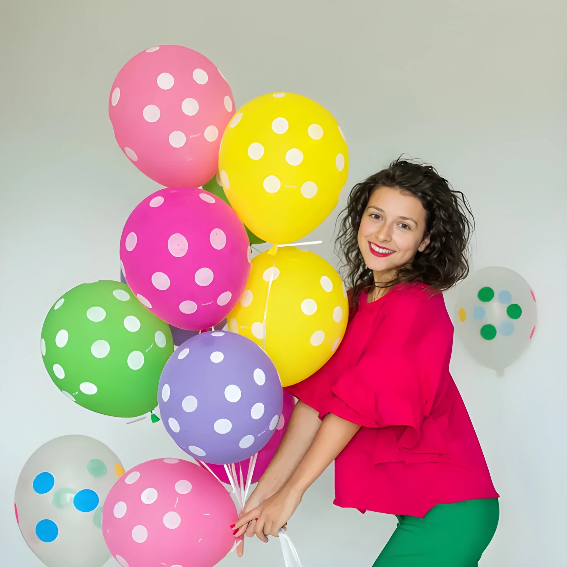 Vibrant Latex Party Balloons - Toys & Games