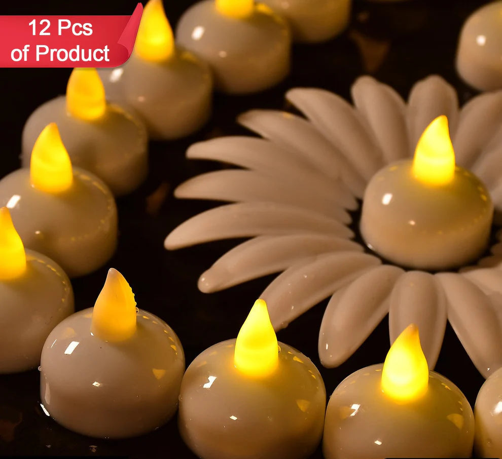 Best flameless floating tea lights (24 pc) - candles | 2025 | fast shipping