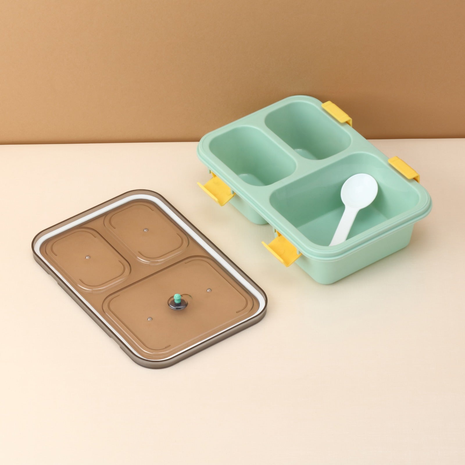 SnapLock 3-Compartment Lunch Box