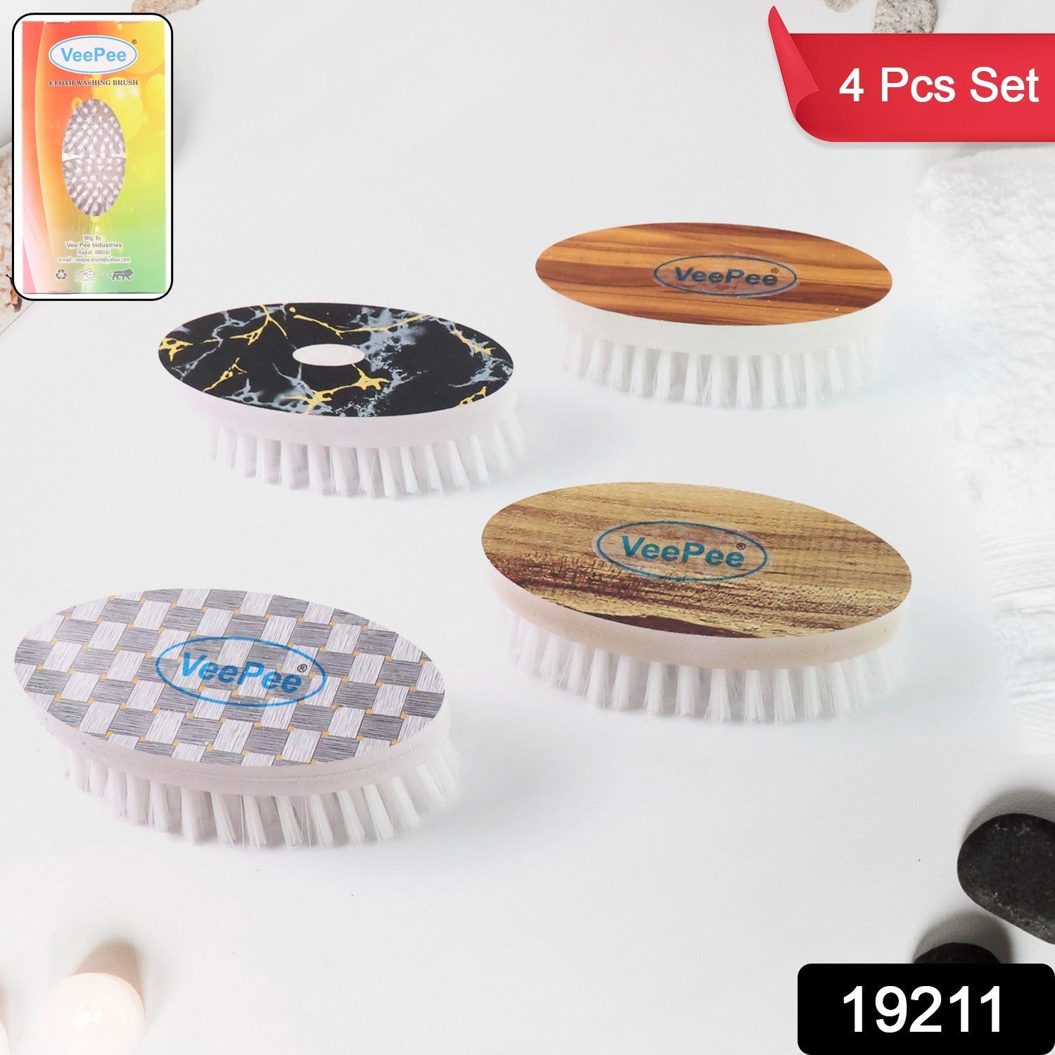Washing Oval Brush Set