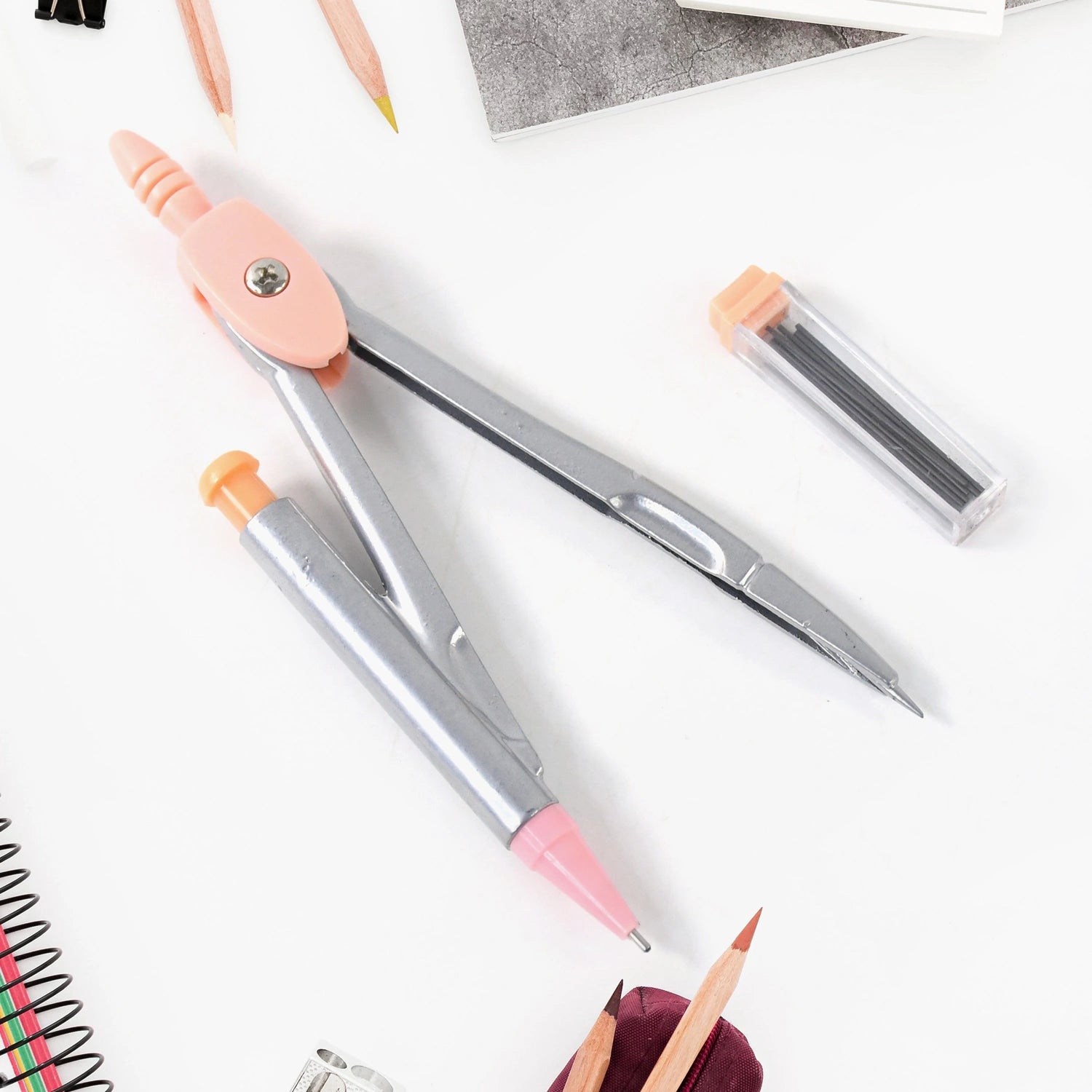 4-in-1 geometry compass set