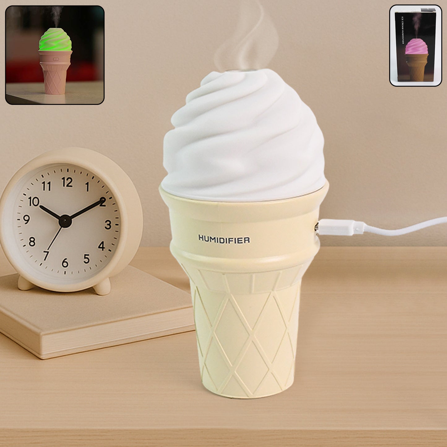 Best ice cream cone shape air freshener humidifier (1pc color) - fresheners | 2025 | fast shipping