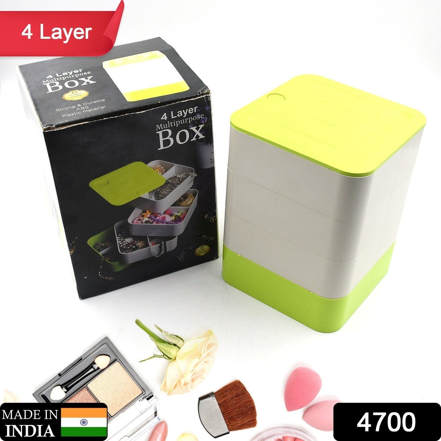 4 Layers Jewelry Box
