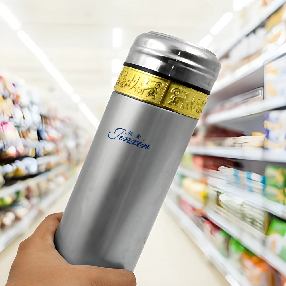 Stainless steel leak-proof bottle