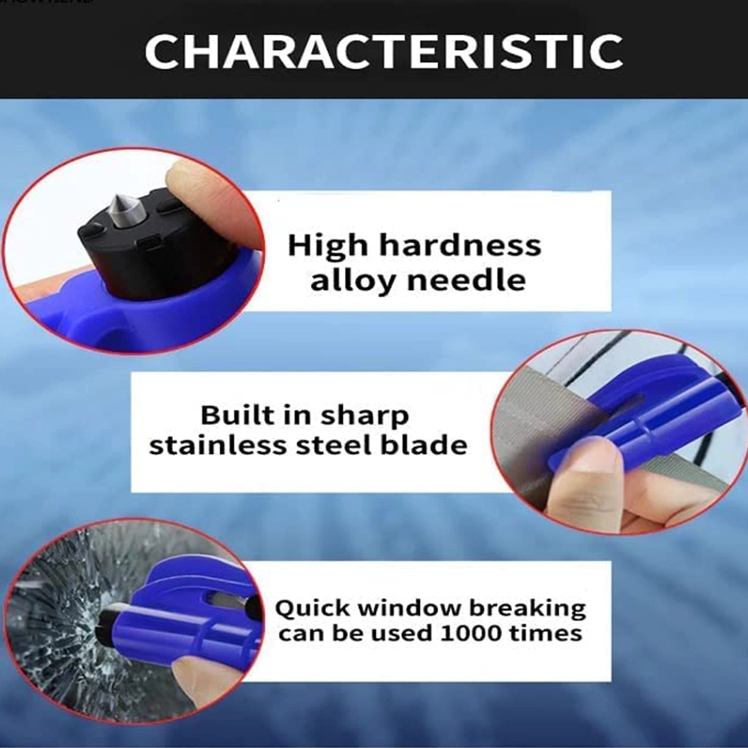 Emergency glass breaker & cutter