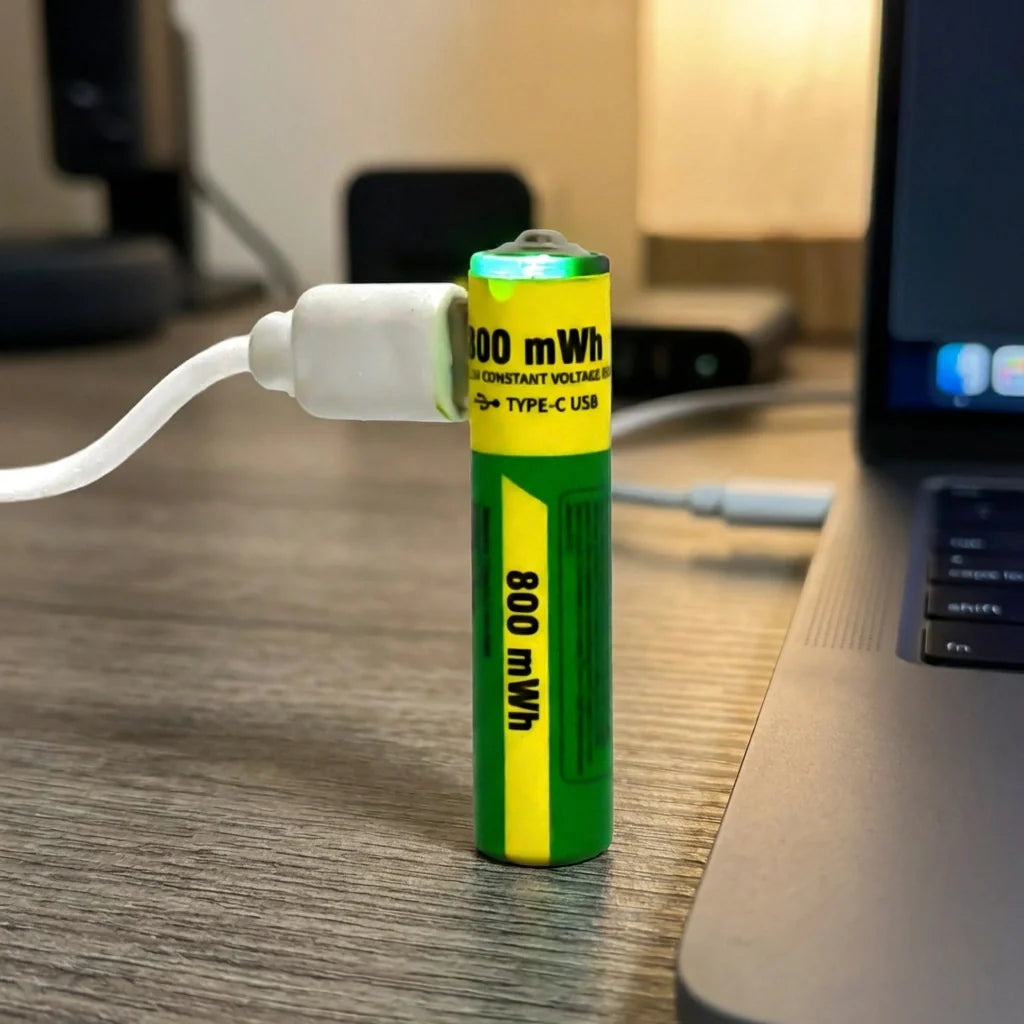 Best aaa rechargeable 800 mwh batteries with recharging cable (2 pc set) - 2026 | fast shipping