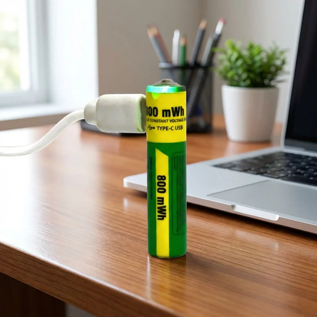 Best aaa rechargeable 800 mwh batteries with recharging cable (2 pc set) - 2026 | fast shipping