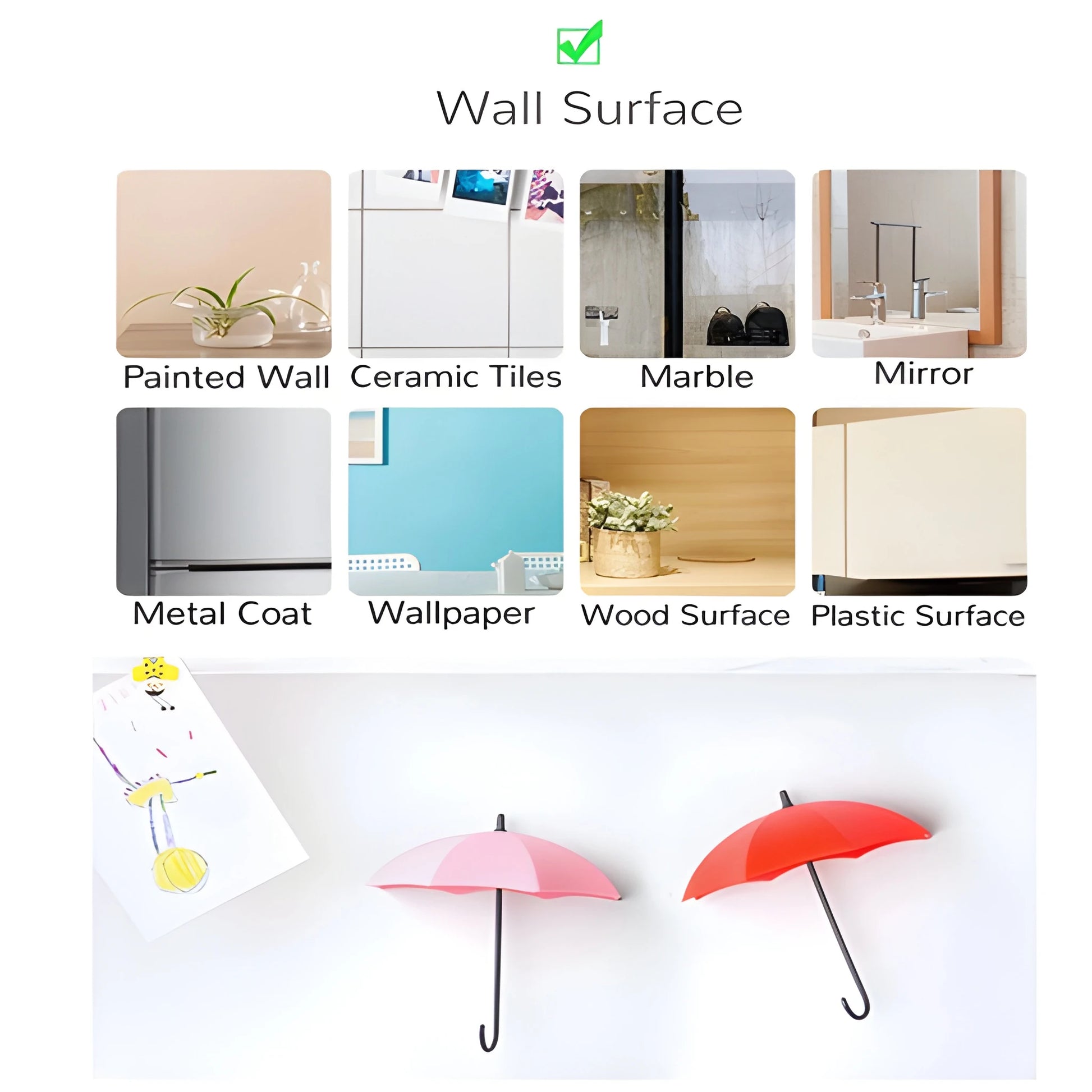 Colorful Umbrella Key Holder - Home Improvement