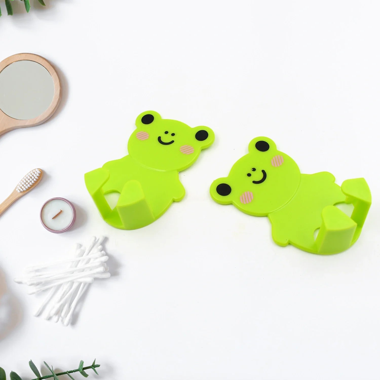 Adhesive Plug Hook Holder – 2 Pc - Home Improvement