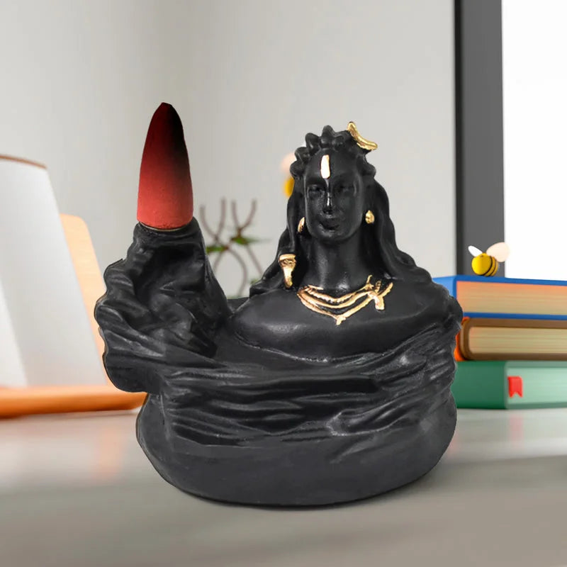 Best adiyogi shiva smoke fountain - incense holders | 2025 | fast shipping