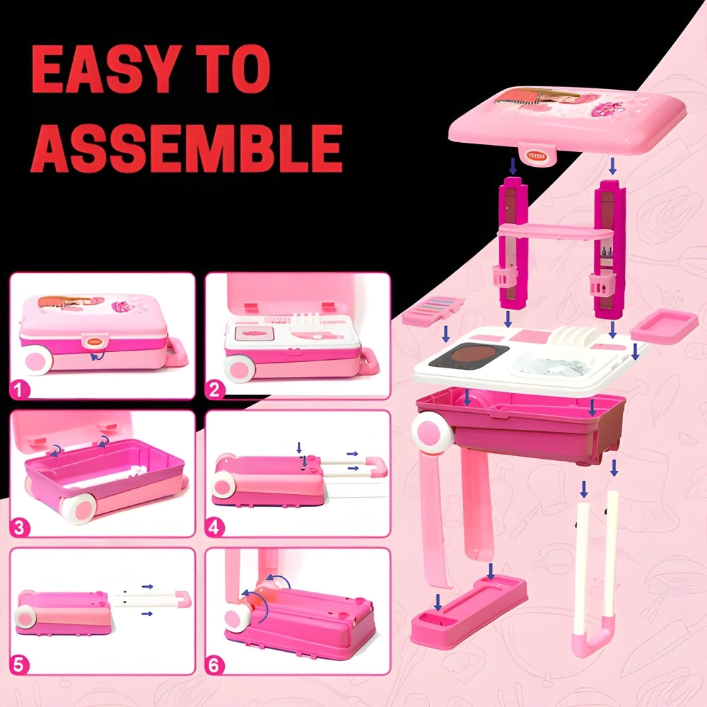 Best portable kids kitchen playset - toy kitchens | 2025 | fast shipping