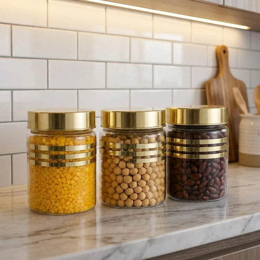 Best air tight kitchen jar set (3pcs) - food storage containers | 2026 | fast shipping