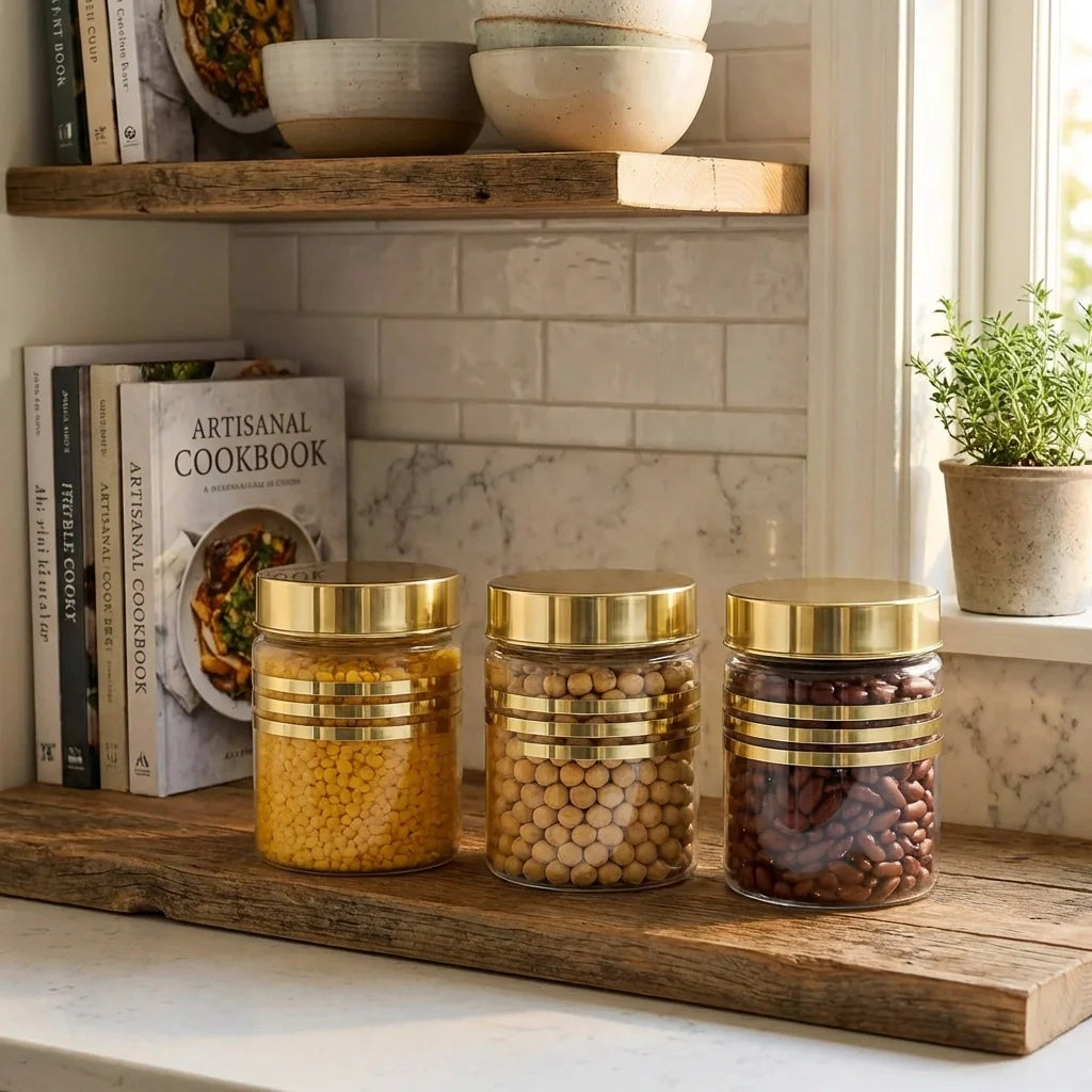 Best air tight kitchen jar set (3pcs) - food storage containers | 2026 | fast shipping