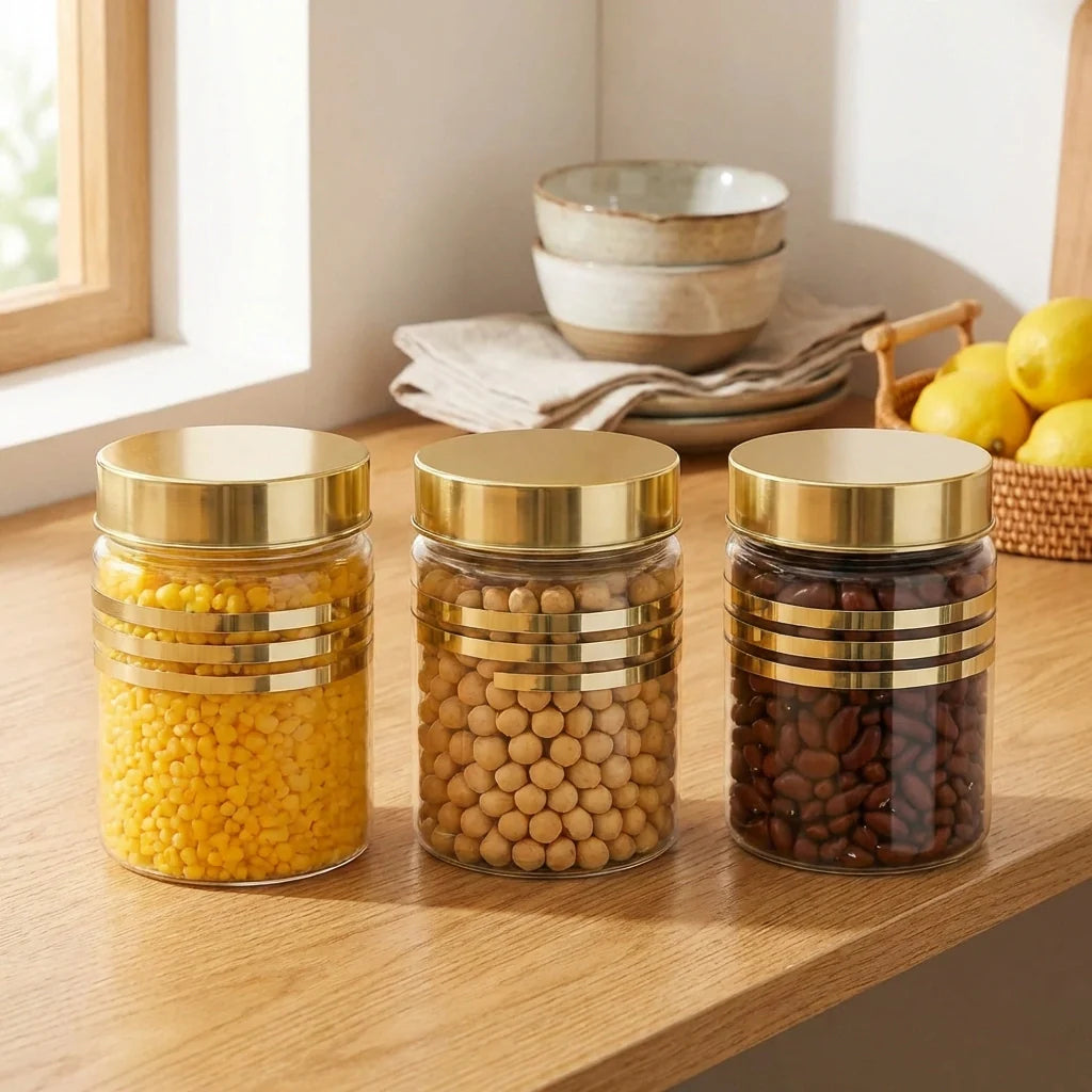 Best air tight kitchen jar set (3pcs) - food storage containers | 2026 | fast shipping