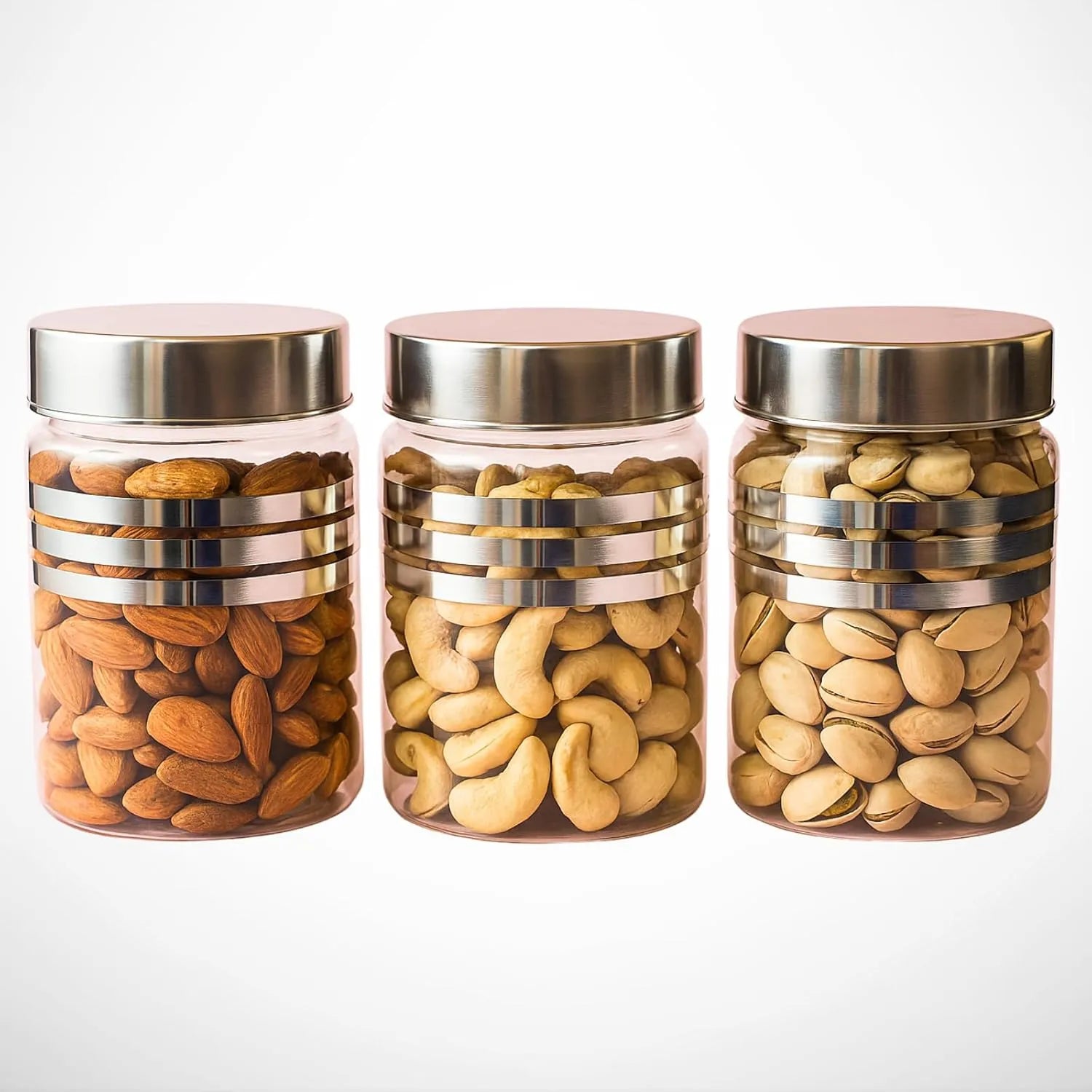 Best air tight kitchen jar set (3pcs) - food storage containers | 2025 | fast shipping