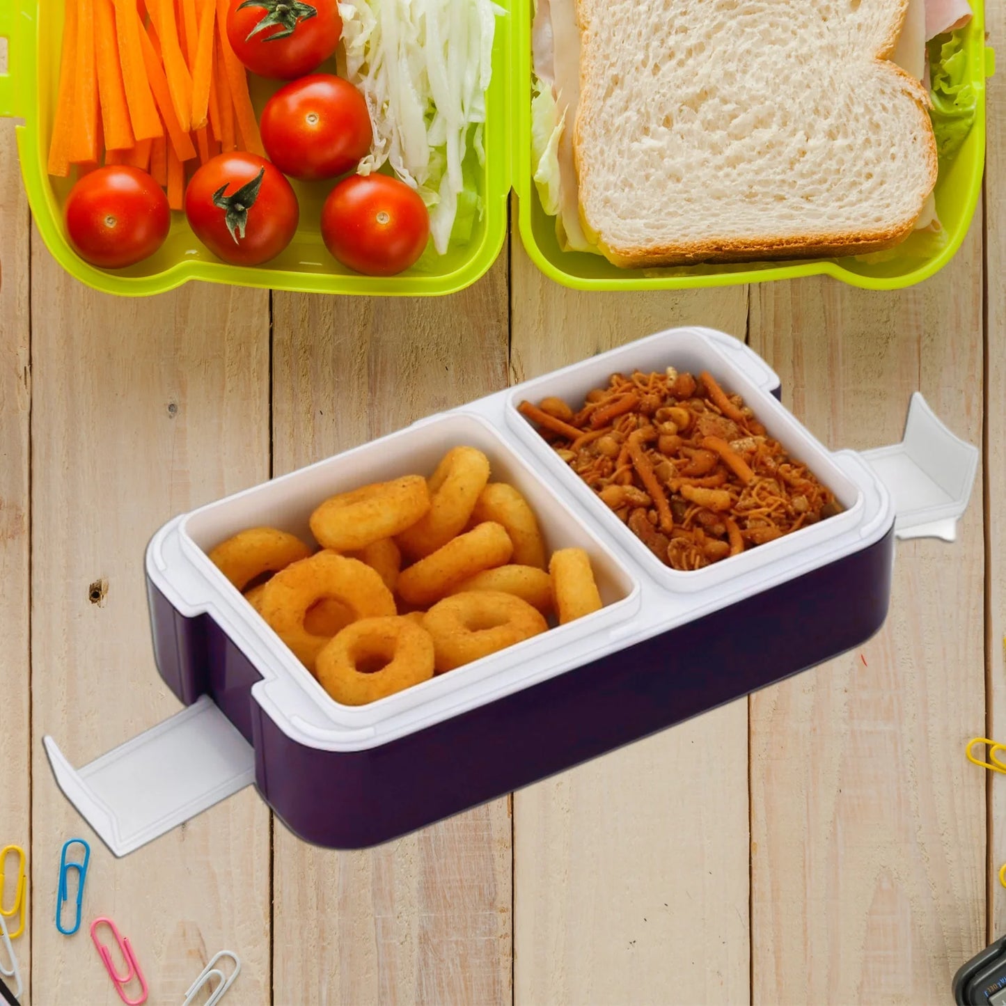 Best airtight 2-compartment lunch box - containers | 2025 | fast shipping
