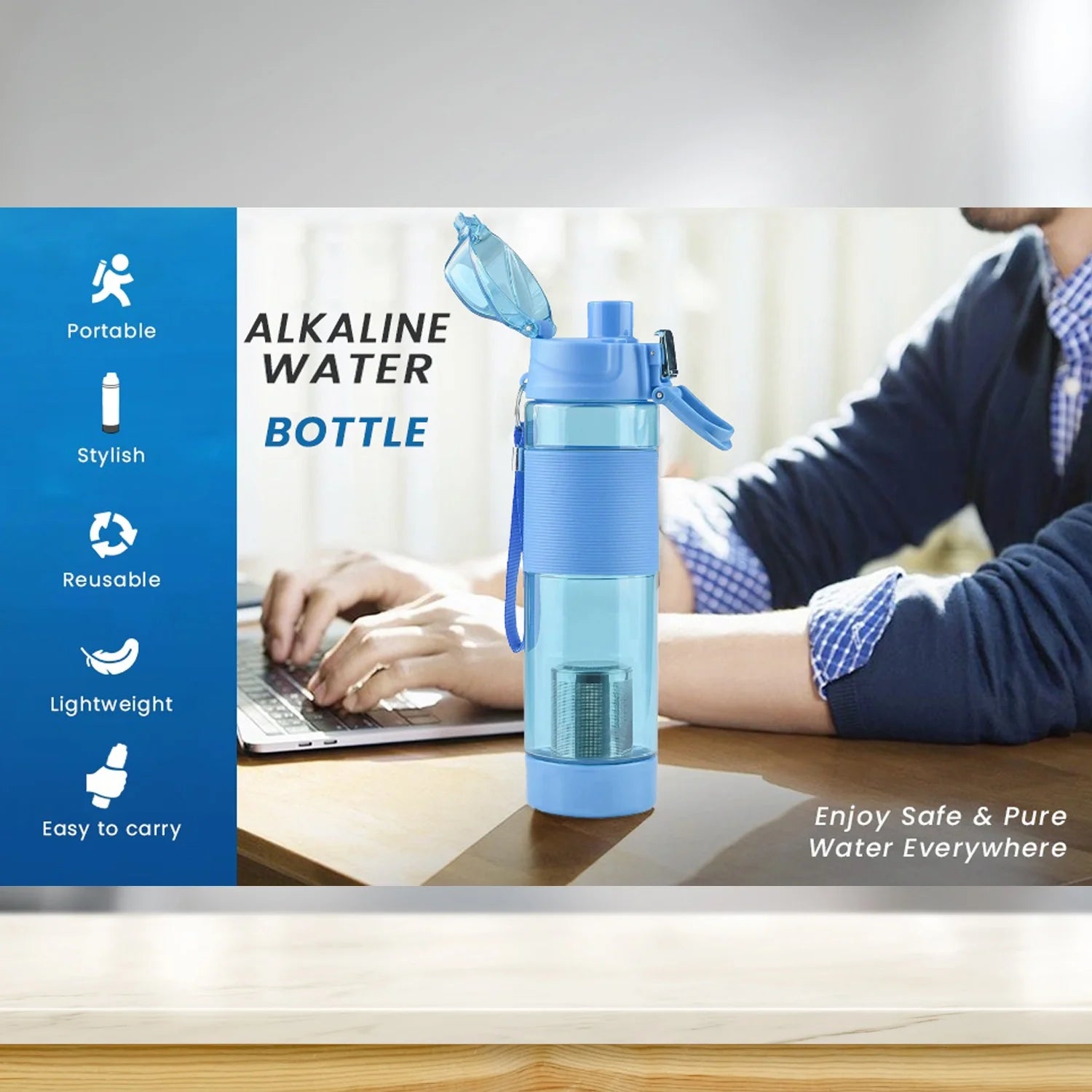 Best alkaline antioxidant water bottle - filters | 2025 | fast shipping