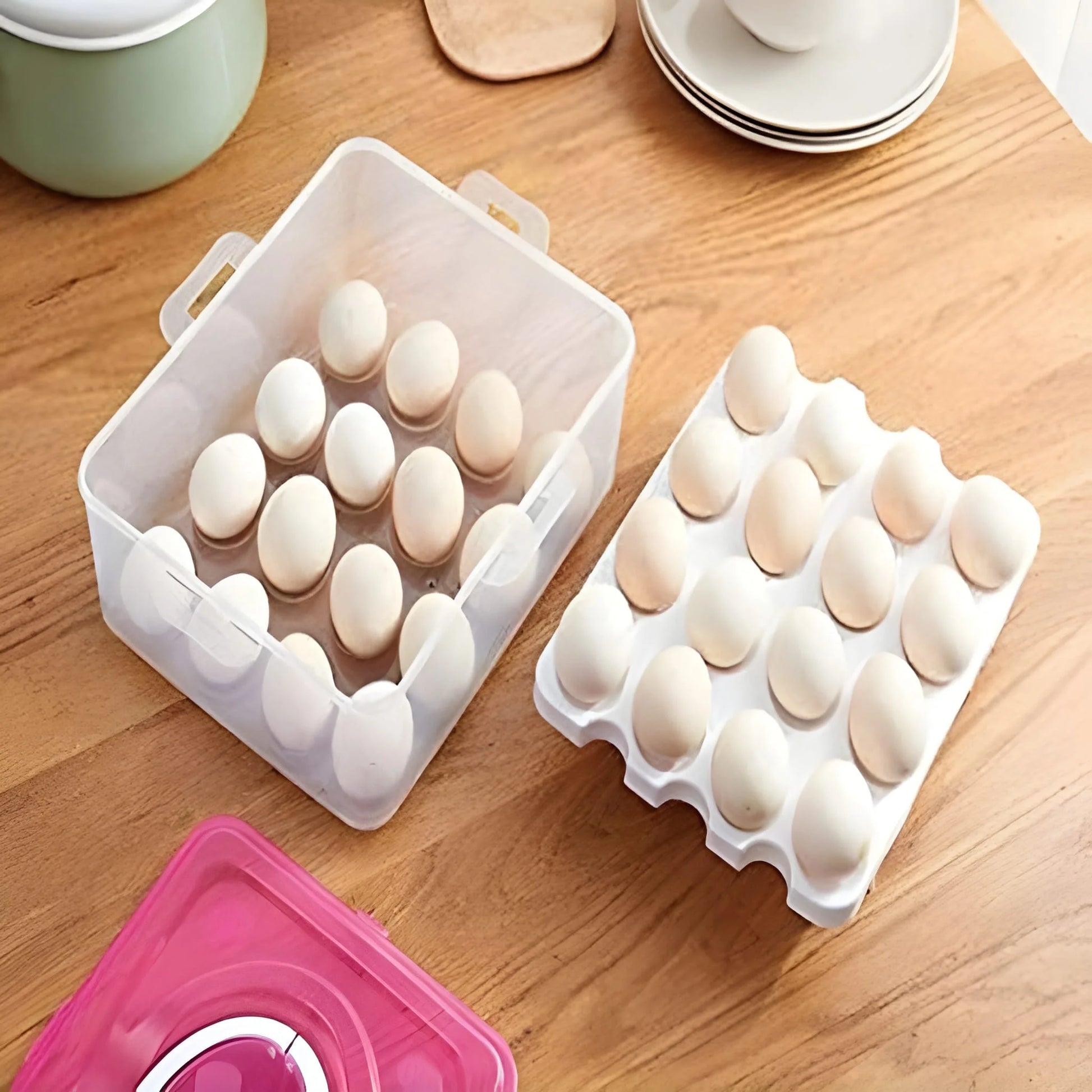 Best 2 layer 32 grid egg tray with lid - home & garden | 2025 | fast shipping