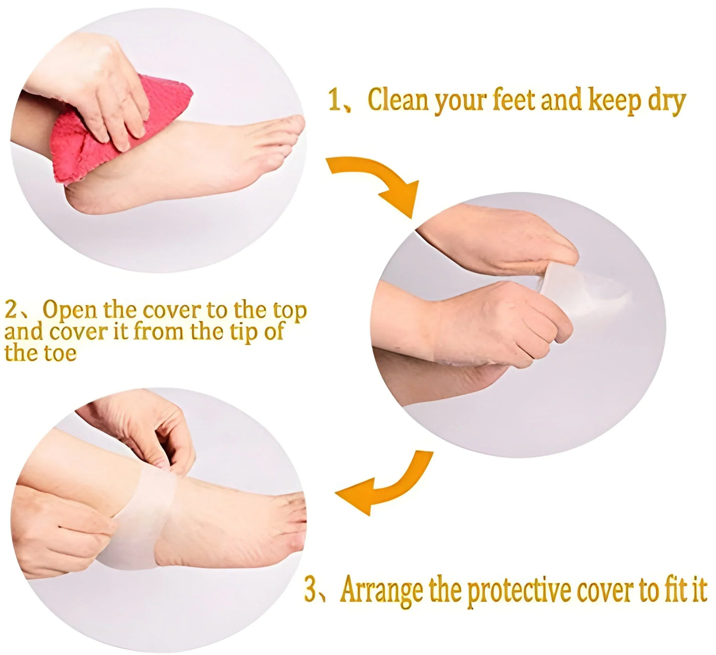 Best anti crack silicon gel heel moisturizing socks - health & beauty | 2025 | fast shipping